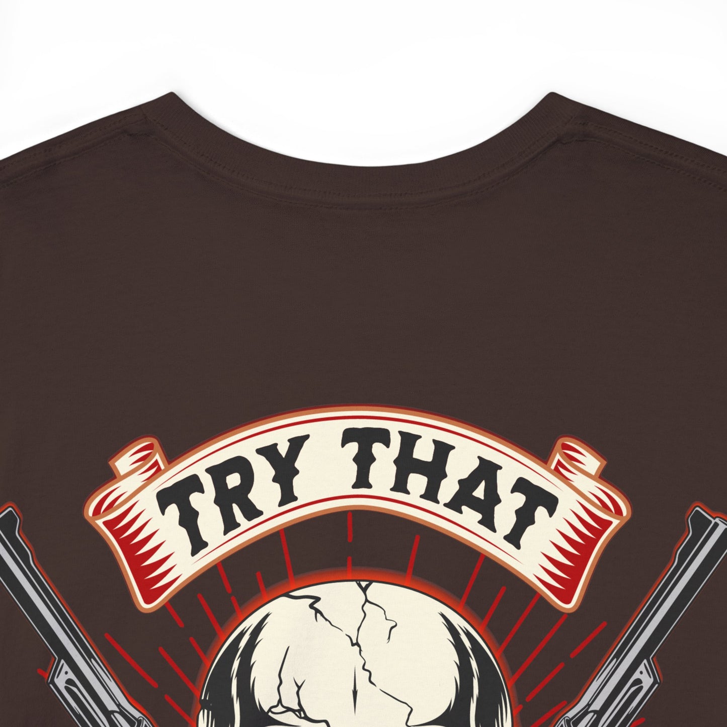 SMALL TOWN AN BACK Unisex Heavy Cotton Tee