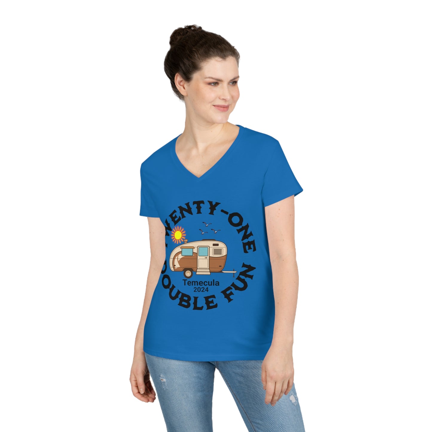 TWINS Ladies' V-Neck T-Shirt