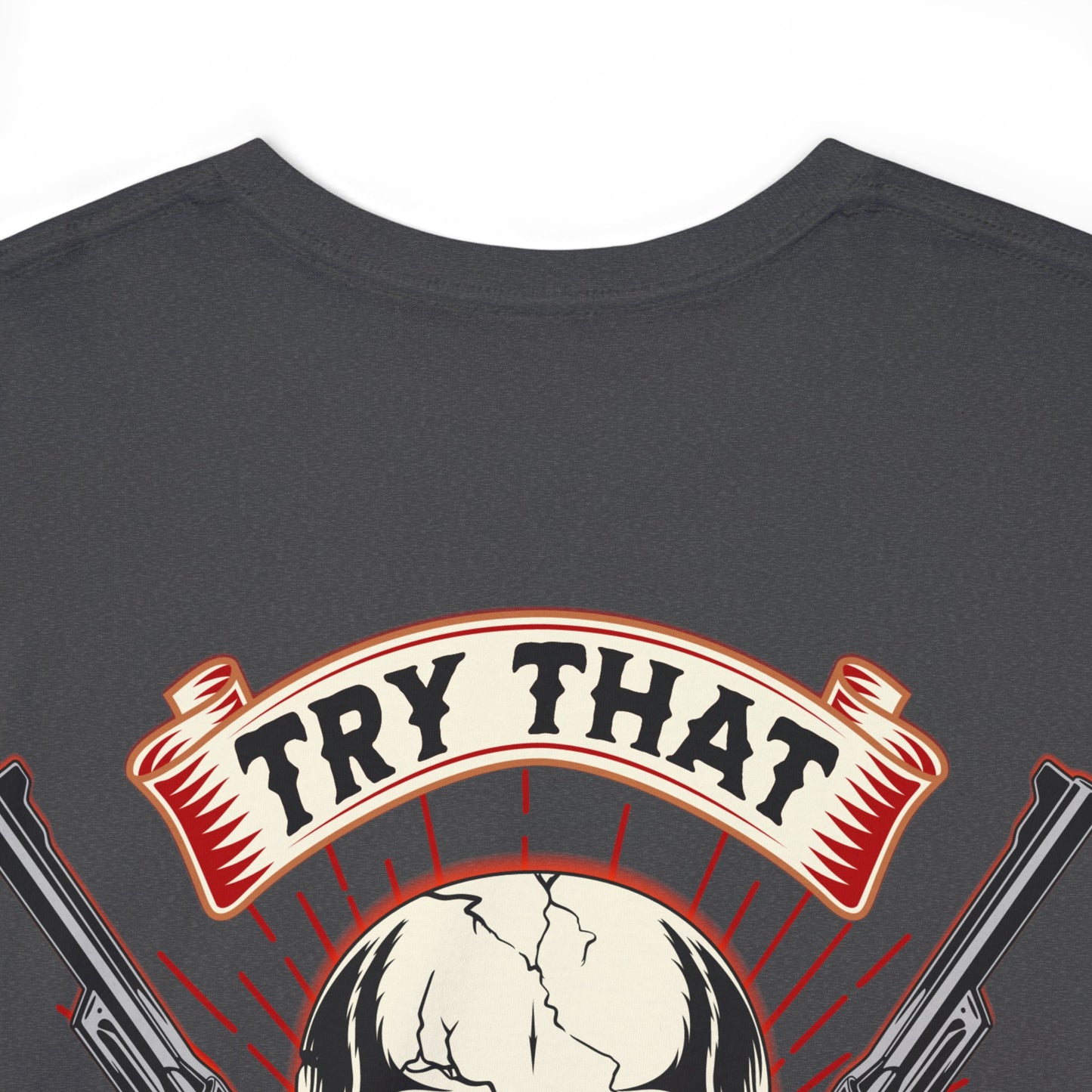 SMALL TOWN AN BACK Unisex Heavy Cotton Tee