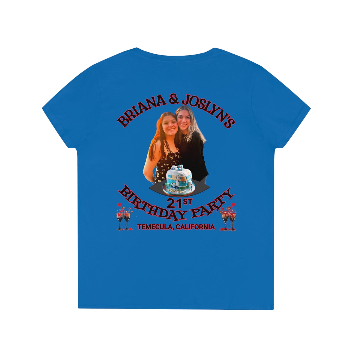 TWINS Ladies' V-Neck T-Shirt
