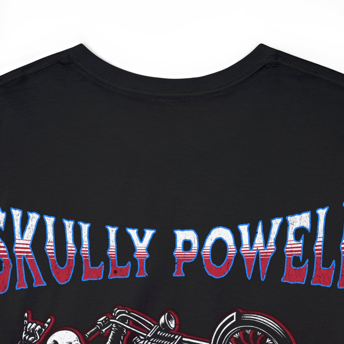 SKULLY ON BACK Unisex Heavy Cotton Tee