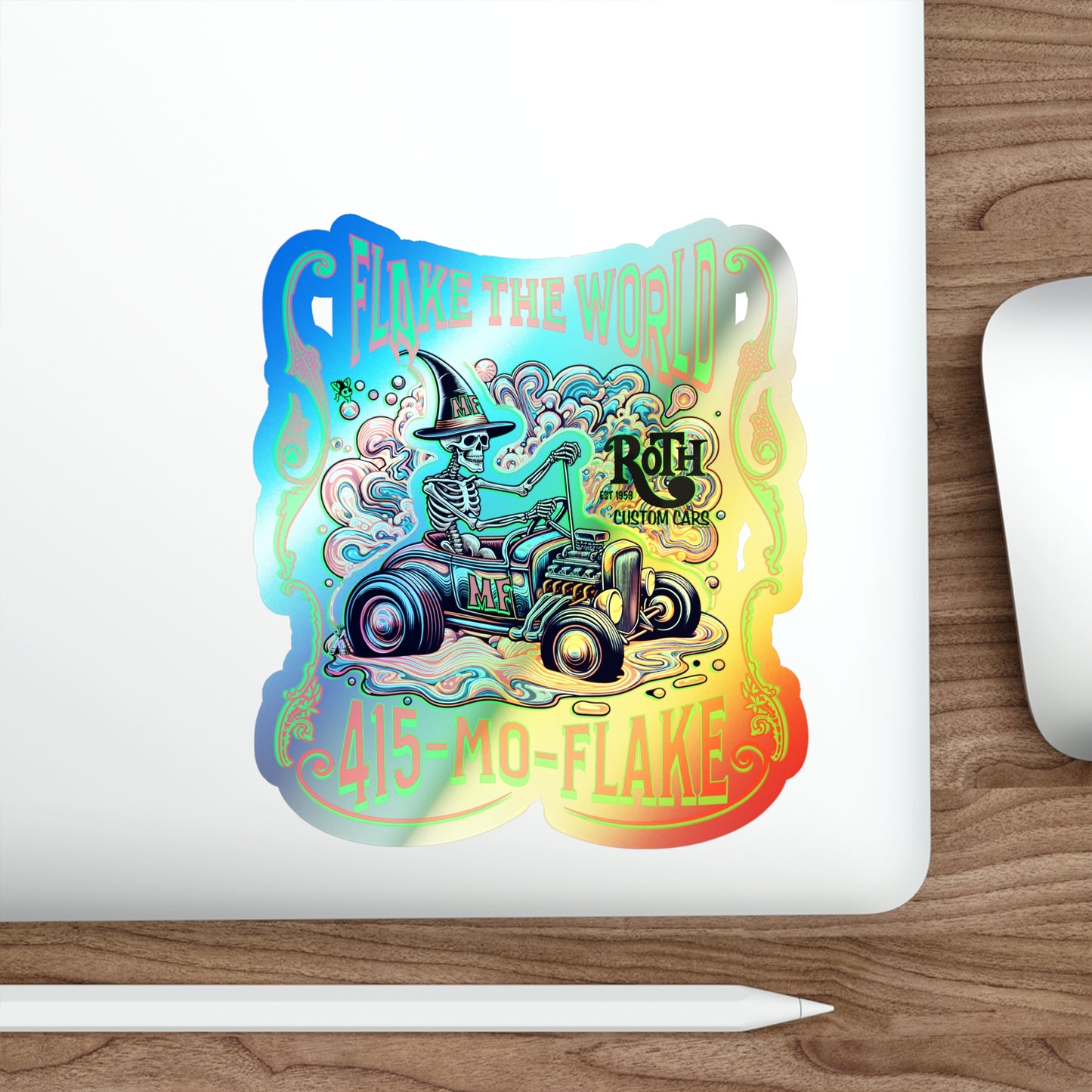 LIL DADDY Holographic Die-cut Stickers
