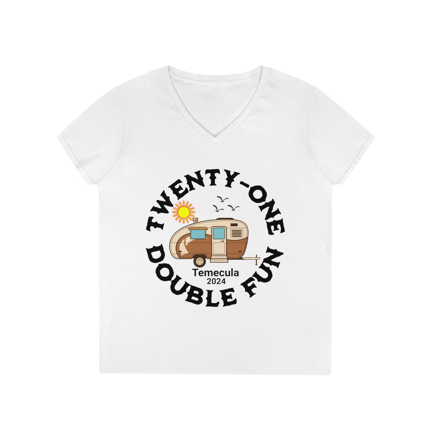 TWINS Ladies' V-Neck T-Shirt