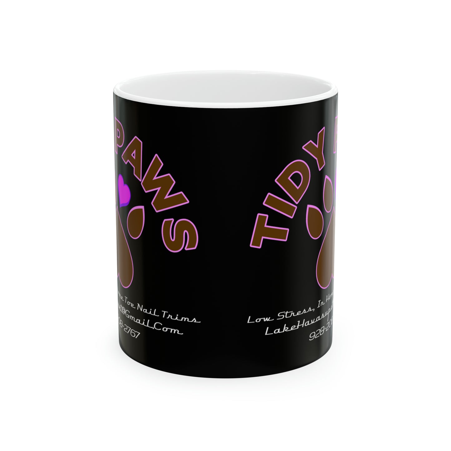 TIDY PAWS Ceramic Mug, 11oz