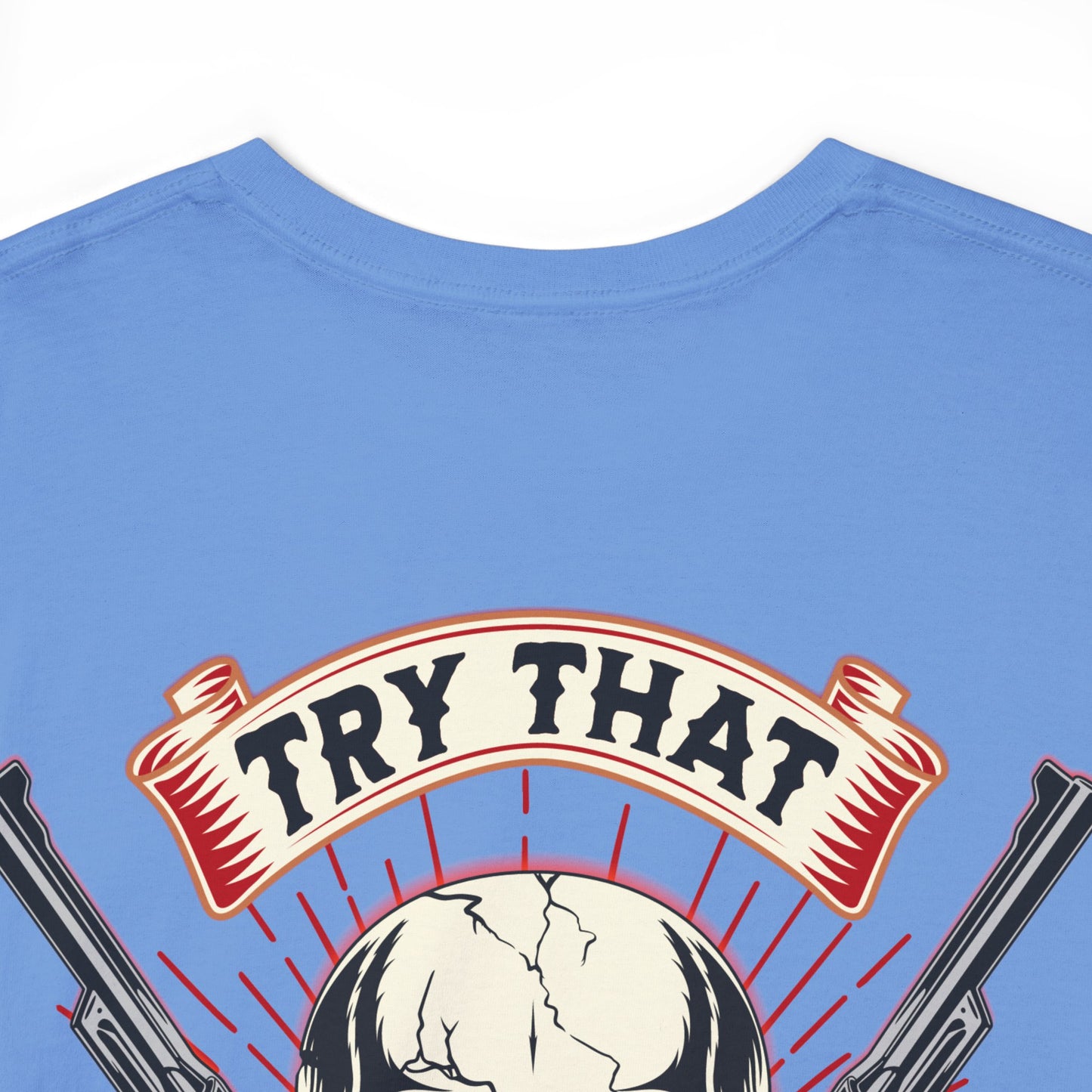 SMALL TOWN AN BACK Unisex Heavy Cotton Tee