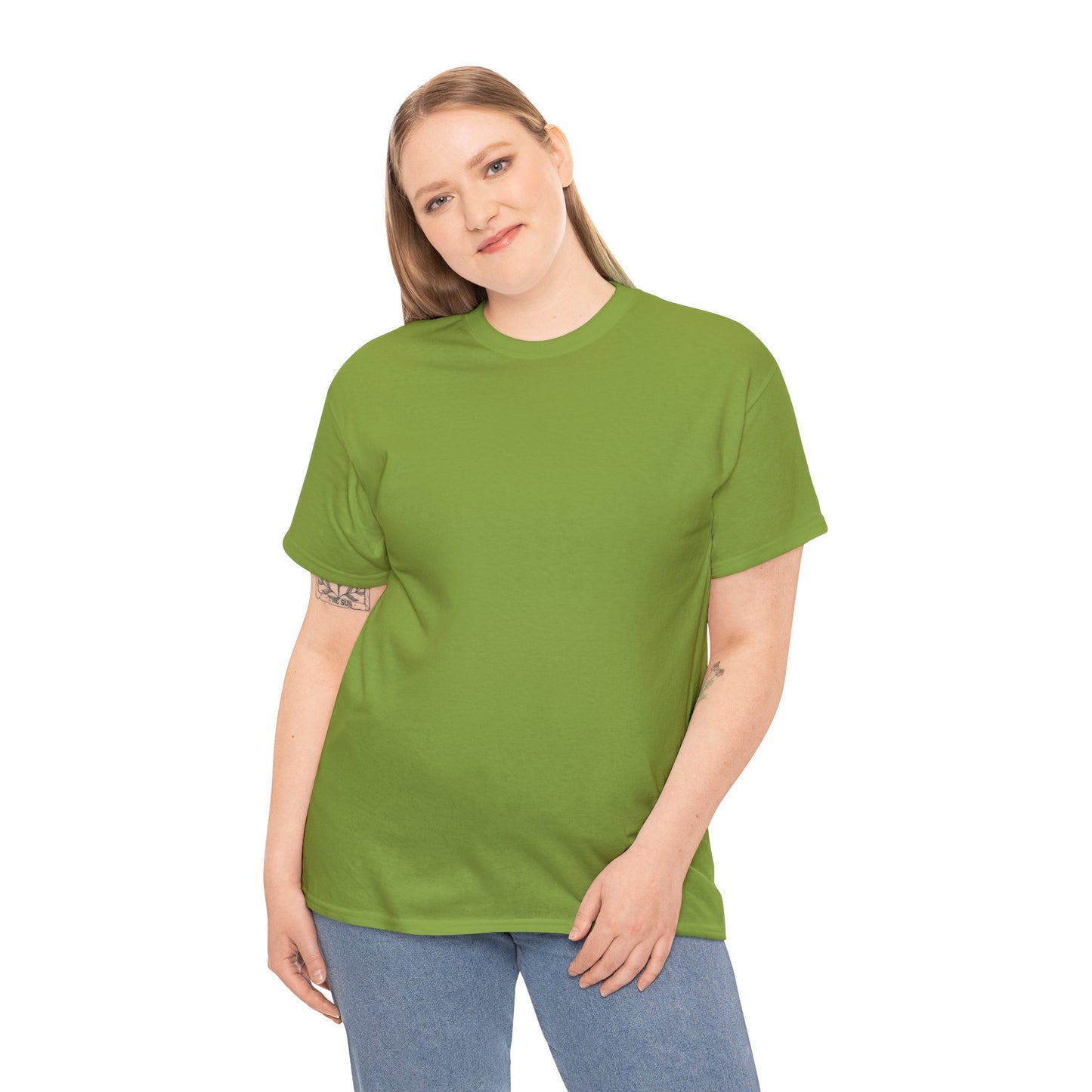FISHING ON BACK Unisex Heavy Cotton Tee