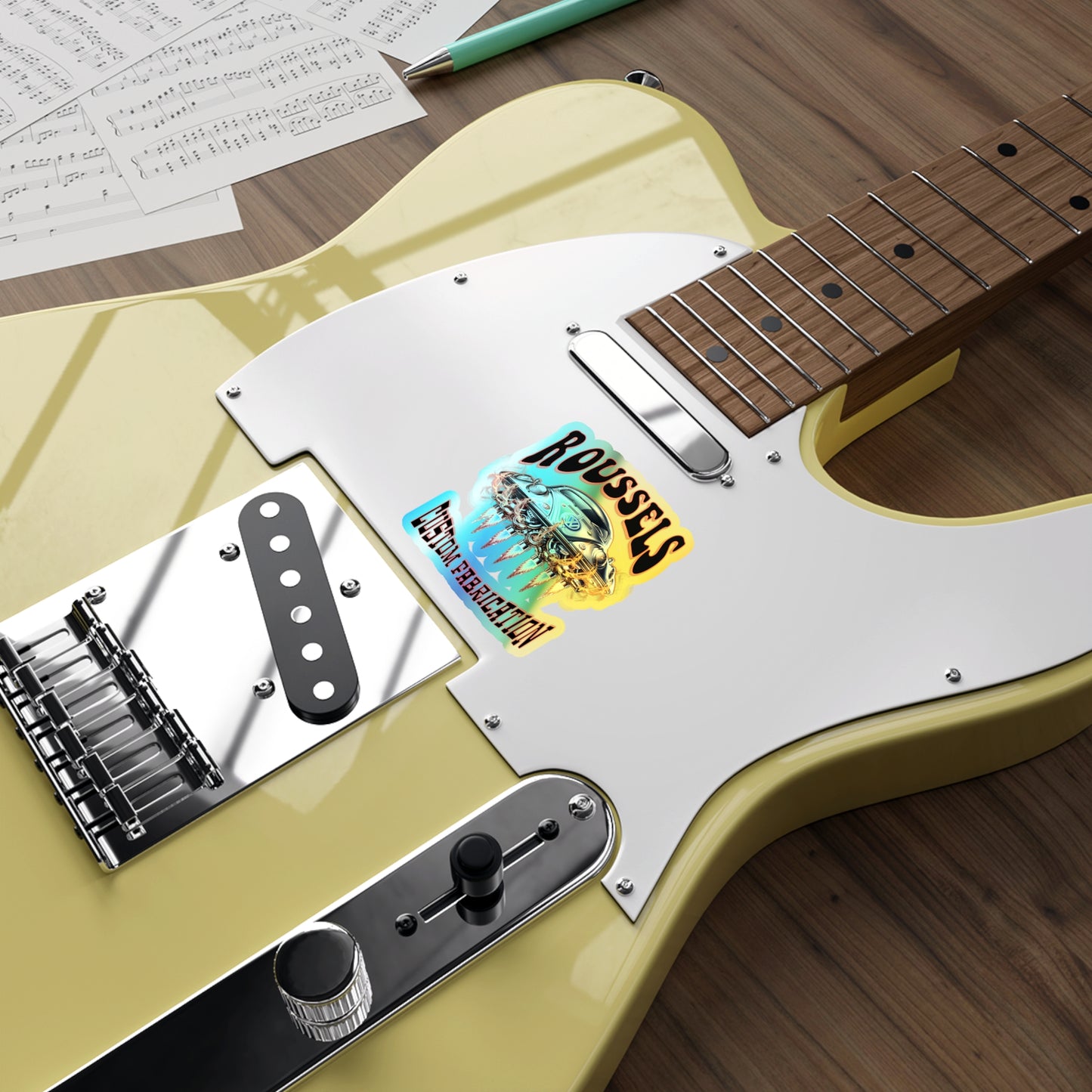 ROUSSEL'S Holographic Die-cut Stickers