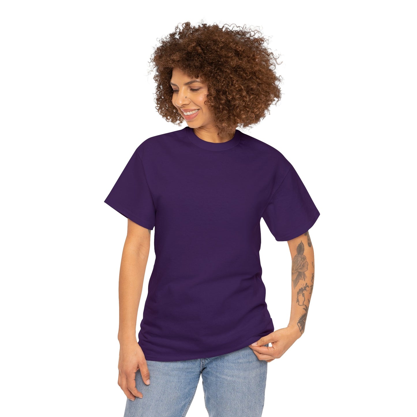 TOPOCK SMALL TOWN ON BACK  Unisex Heavy Cotton Tee