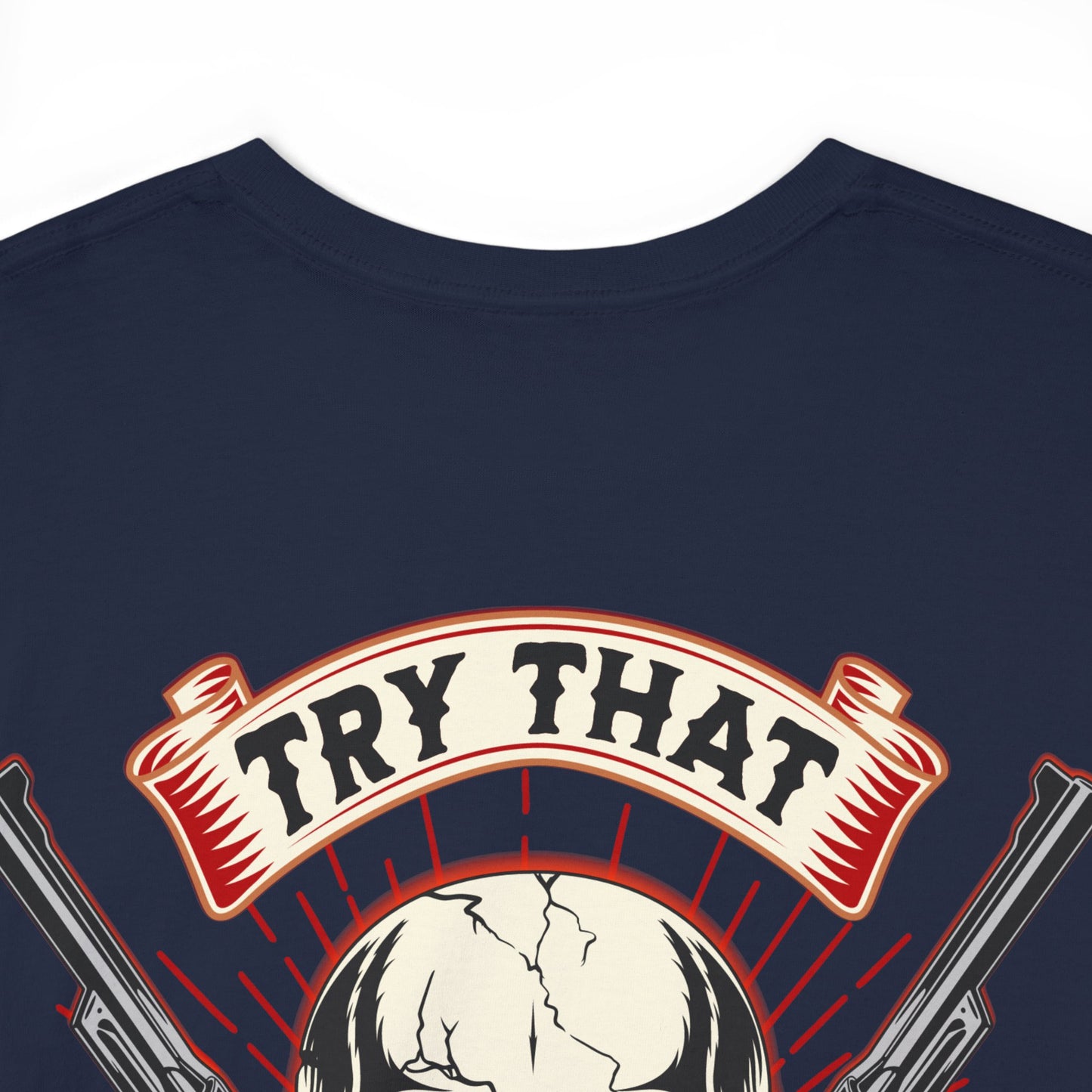 SMALL TOWN AN BACK Unisex Heavy Cotton Tee