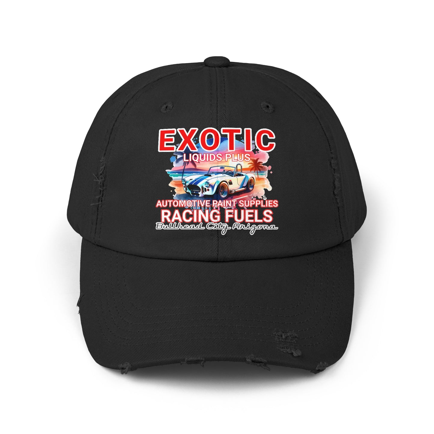 EXOTIC Unisex Distressed Cap