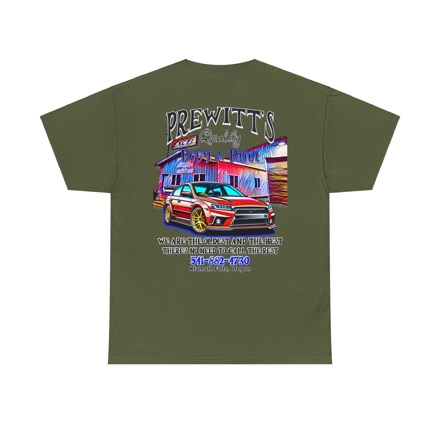 PREWITTS ON BACK Unisex Heavy Cotton Tee