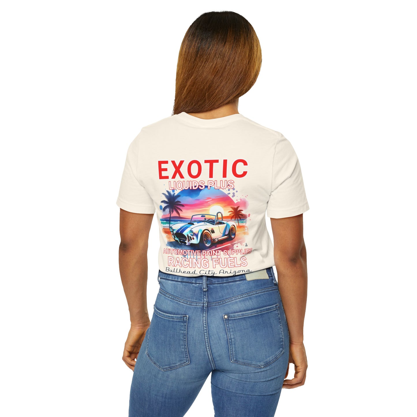 EXOTIC FRONT AND BACK Unisex Jersey T-Shirt