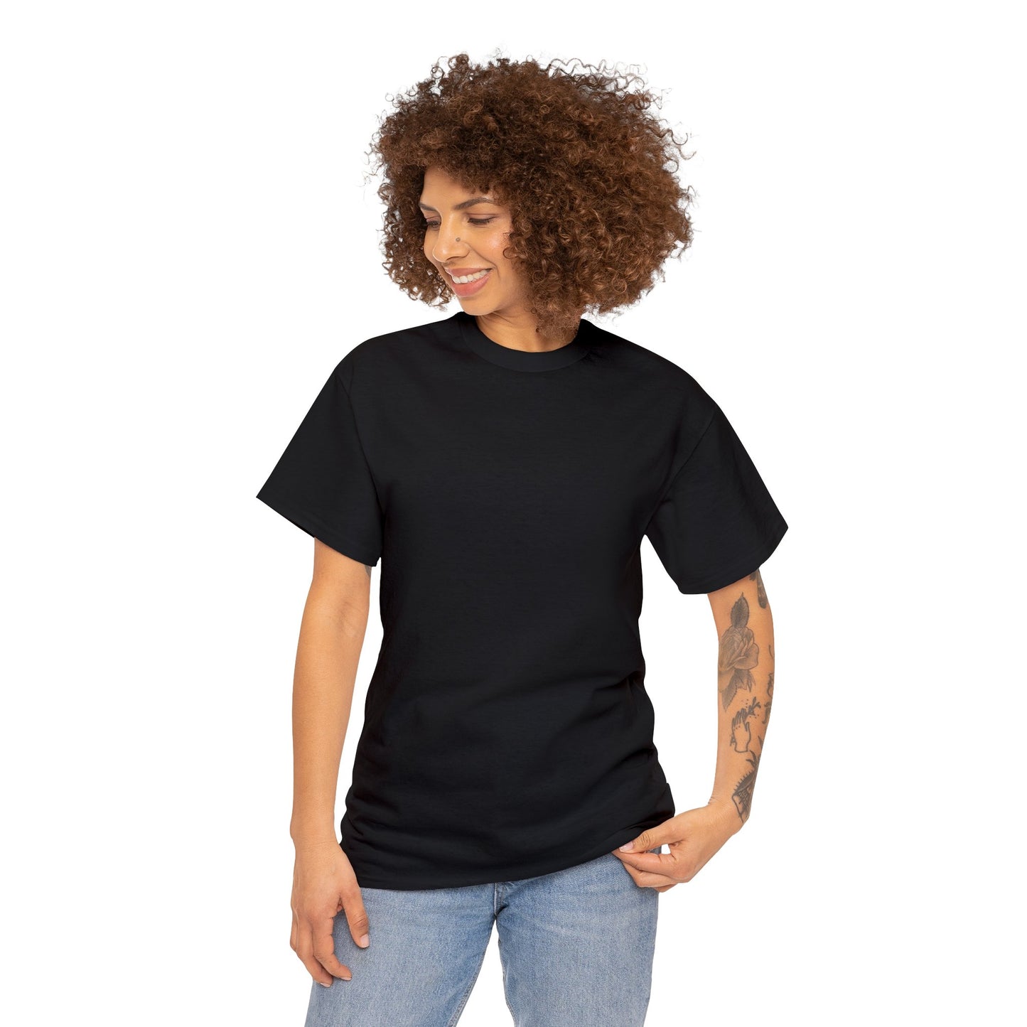 TOPOCK SMALL TOWN ON BACK  Unisex Heavy Cotton Tee