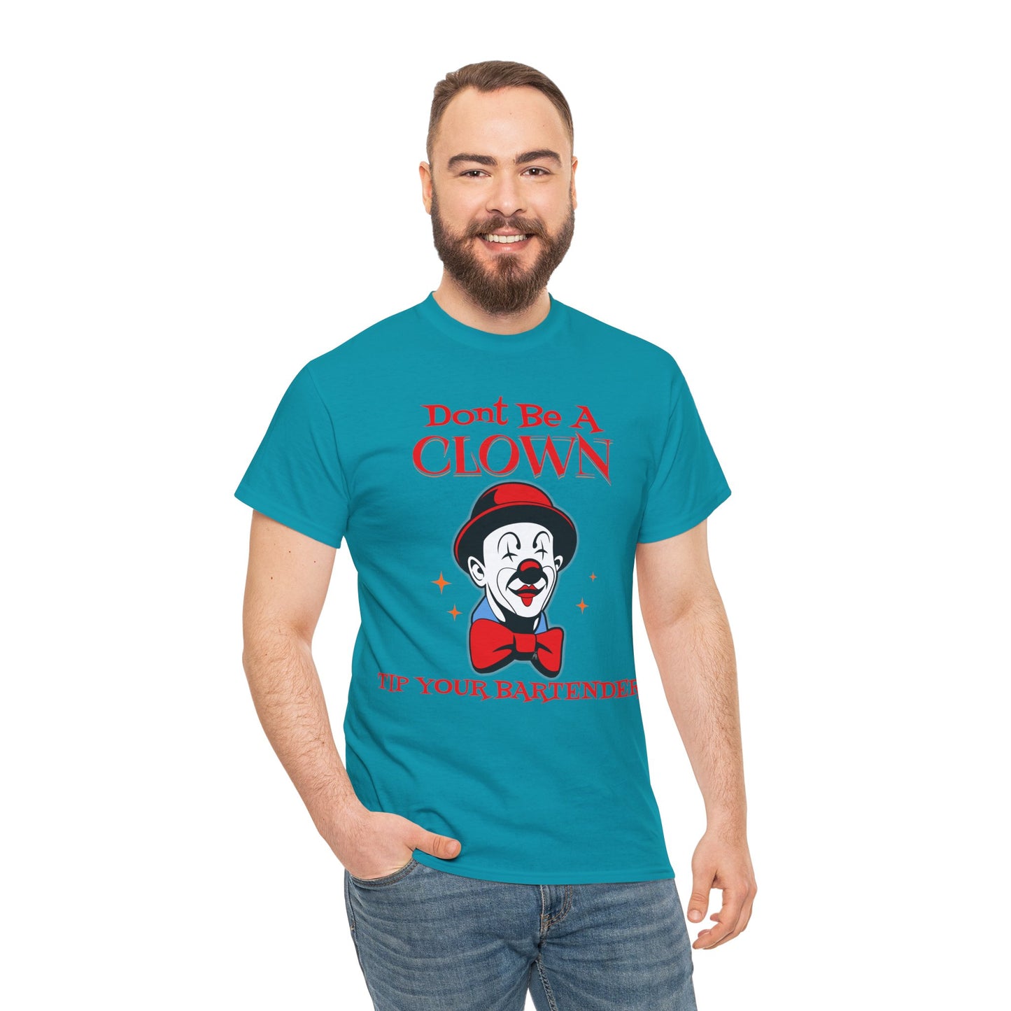 BARTENDER ON FRONT Unisex Heavy Cotton Tee