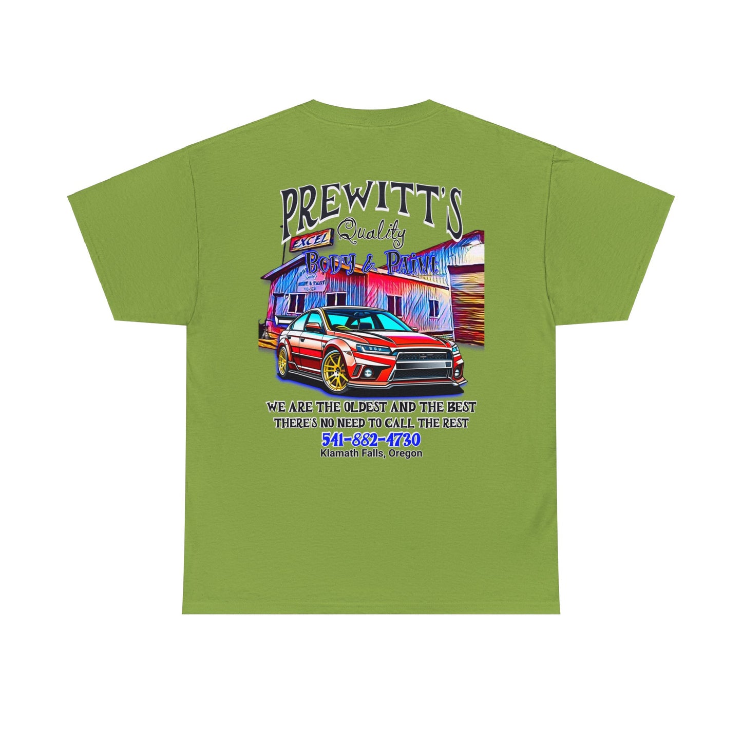 PREWITTS ON BACK Unisex Heavy Cotton Tee