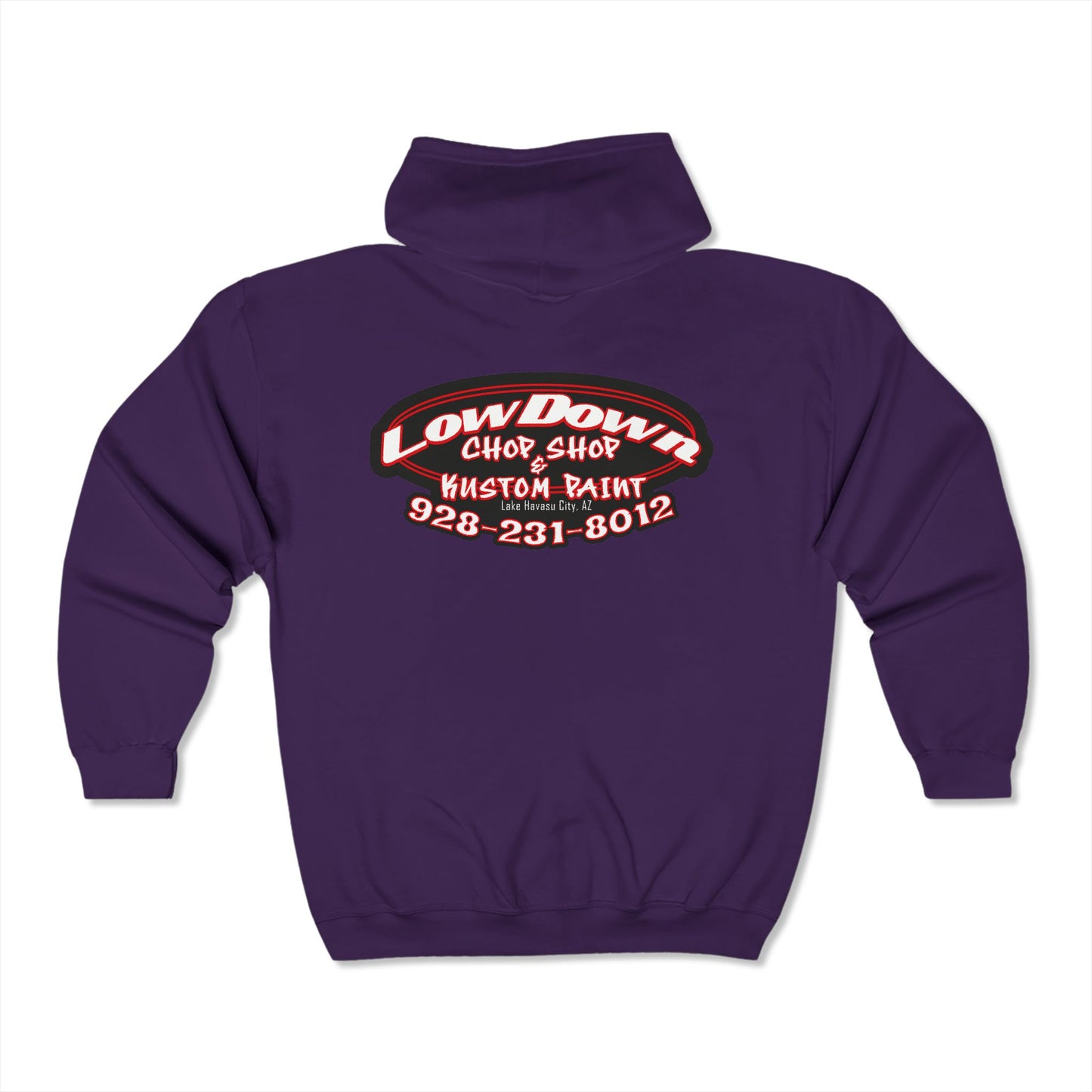 Low Down Full Zip Hoodie for Everyone - Perfect for Work or Casual Wear