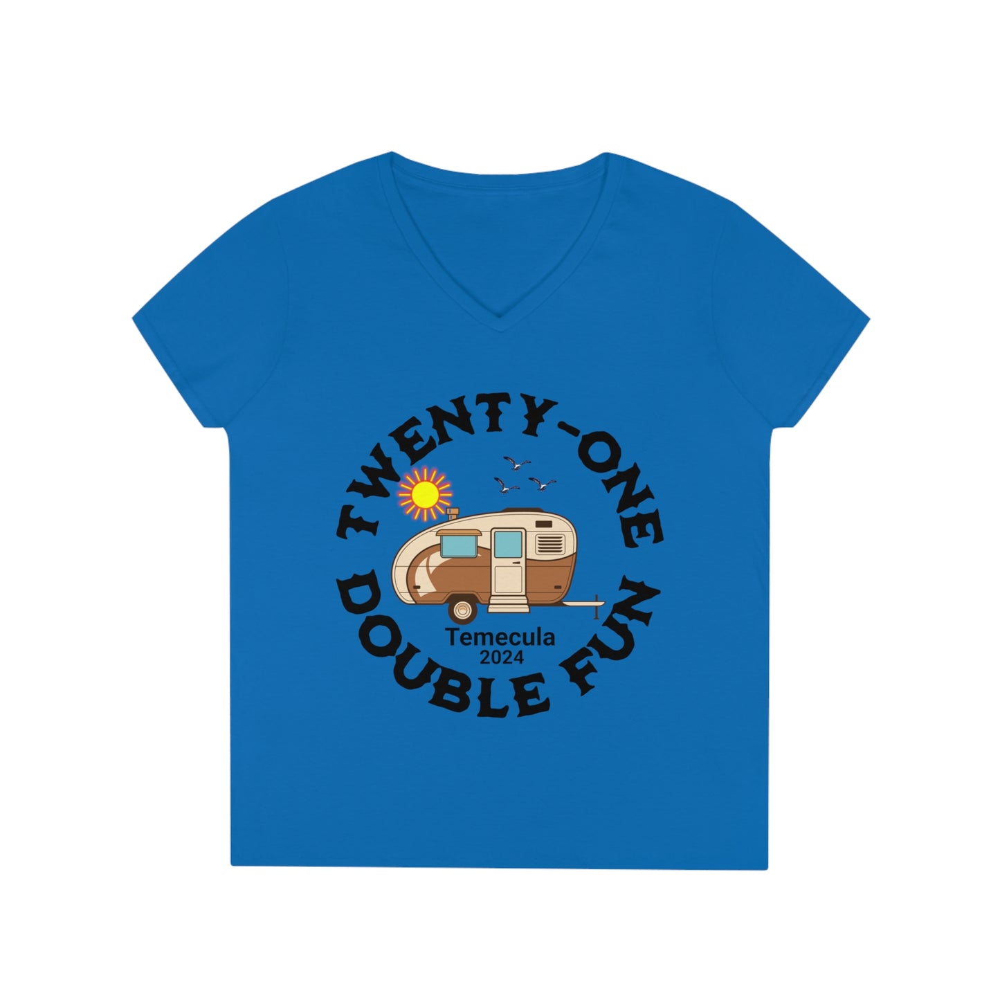 TWINS Ladies' V-Neck T-Shirt