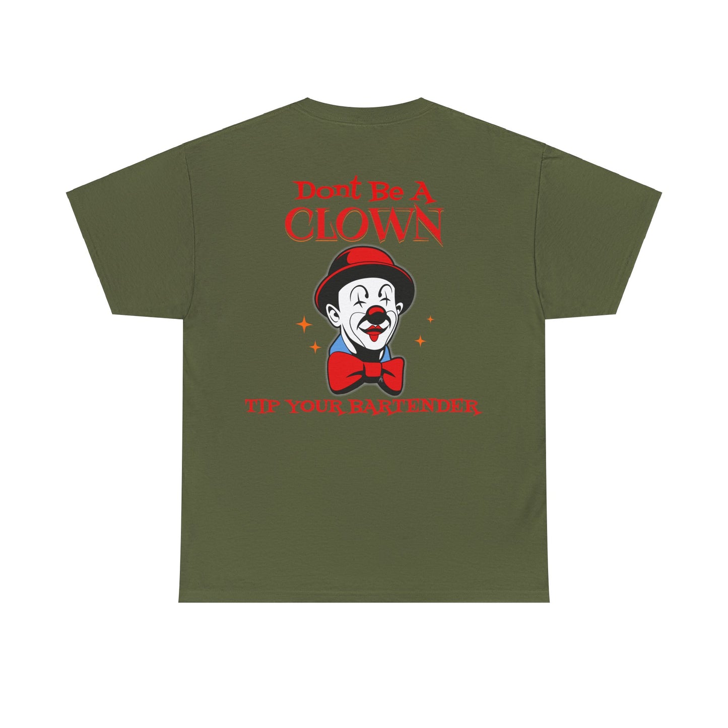 BARTENDER ON BACK Unisex Heavy Cotton Tee