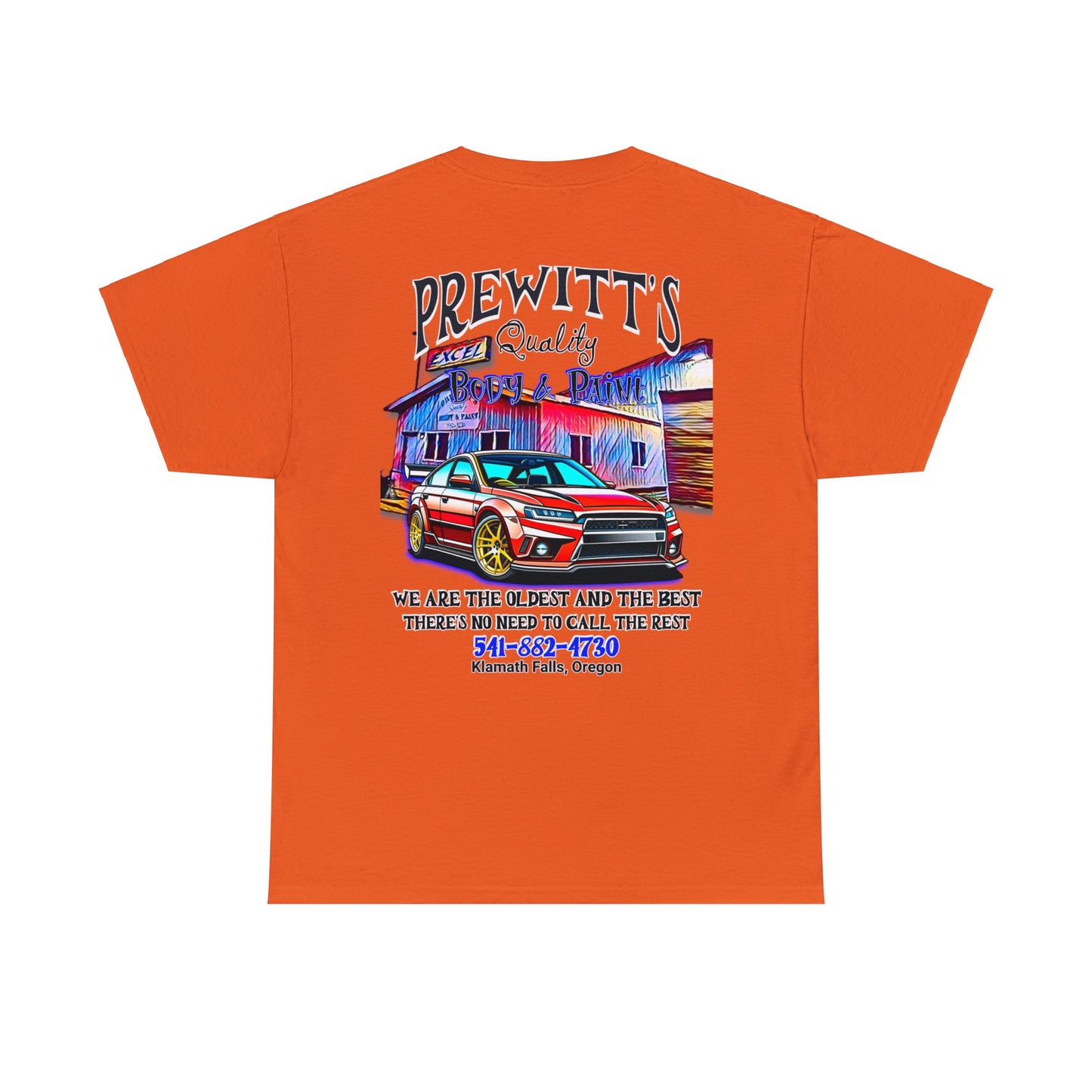 PREWITTS ON BACK Unisex Heavy Cotton Tee