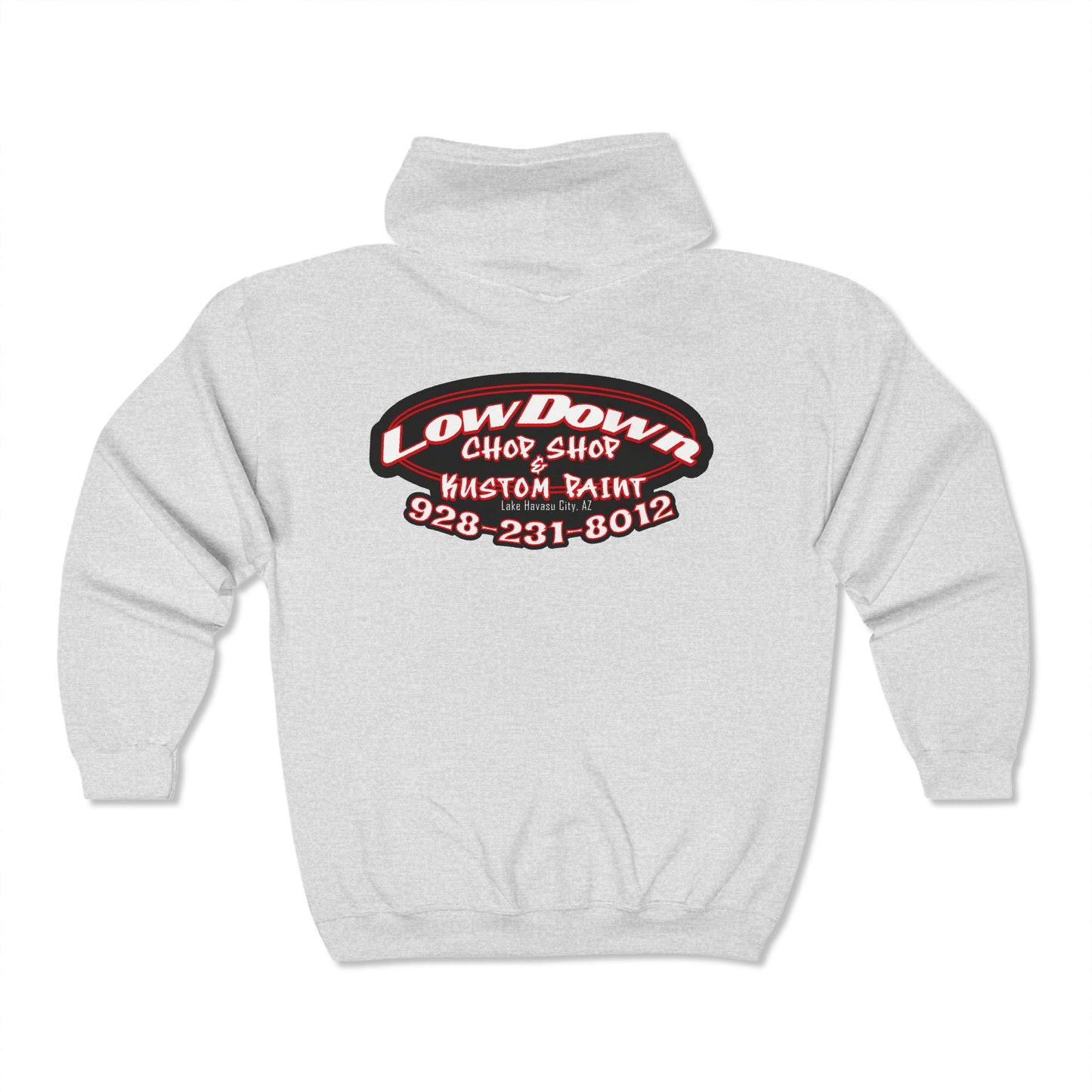 Low Down Full Zip Hoodie for Everyone - Perfect for Work or Casual Wear