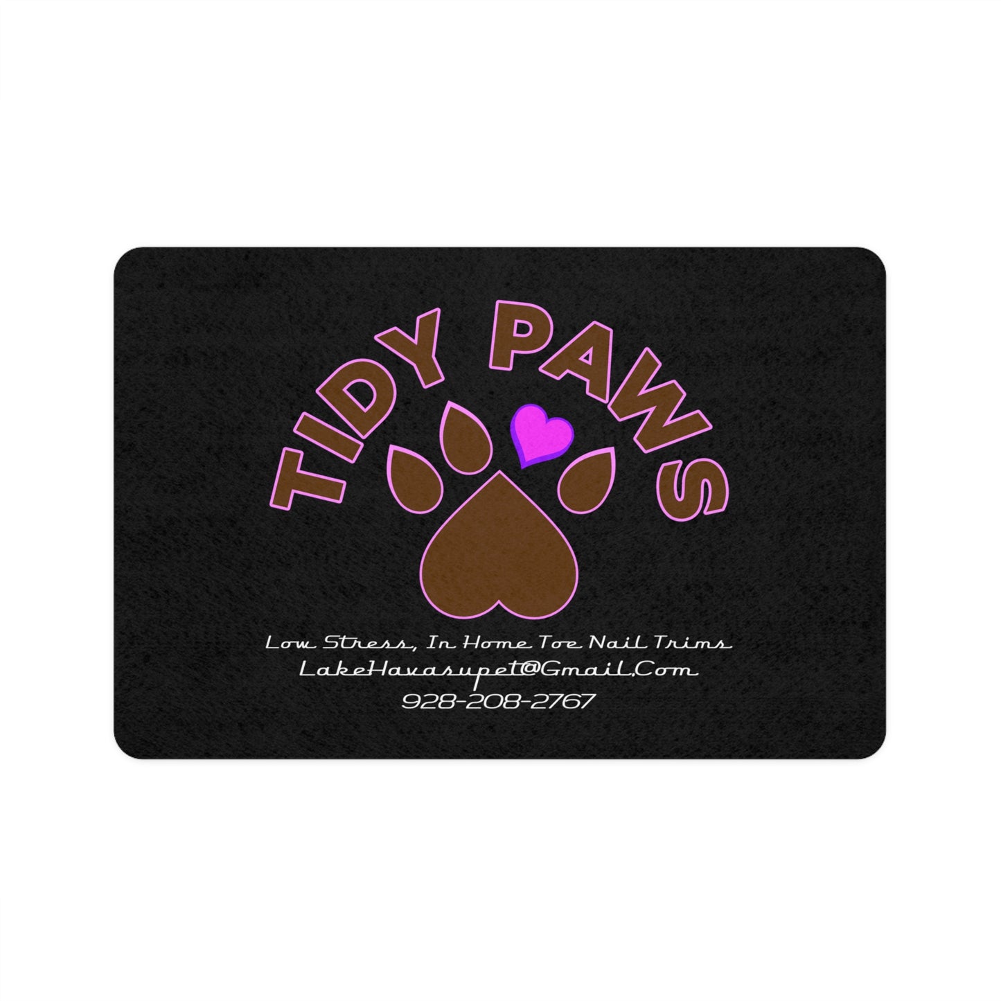 TIDY PAWS Pet Food Mat (12x18)