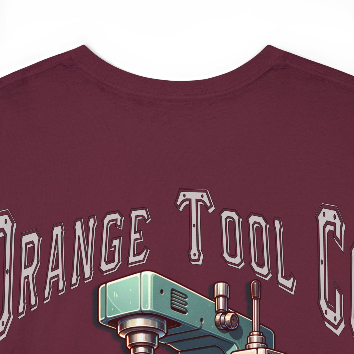 ORANGE TOOL ON BACK Unisex Heavy Cotton Tee