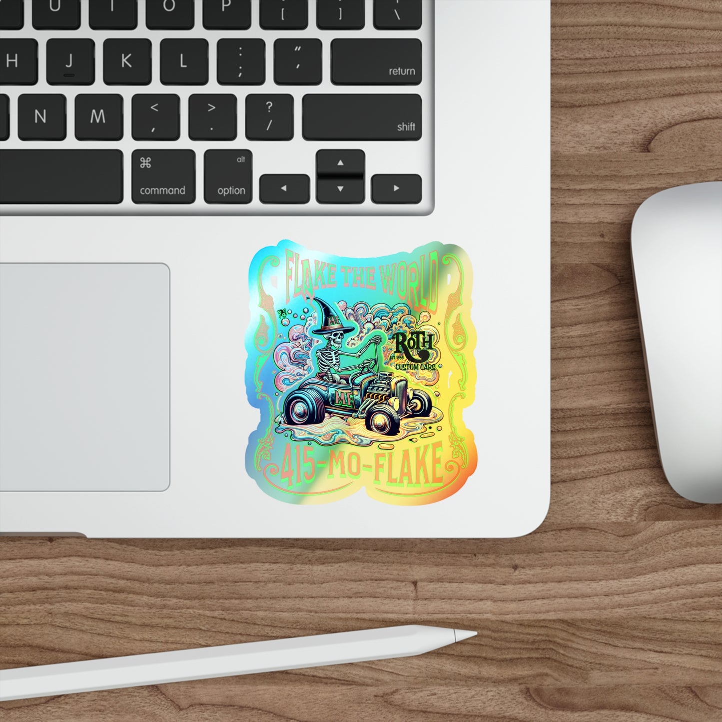 LIL DADDY Holographic Die-cut Stickers