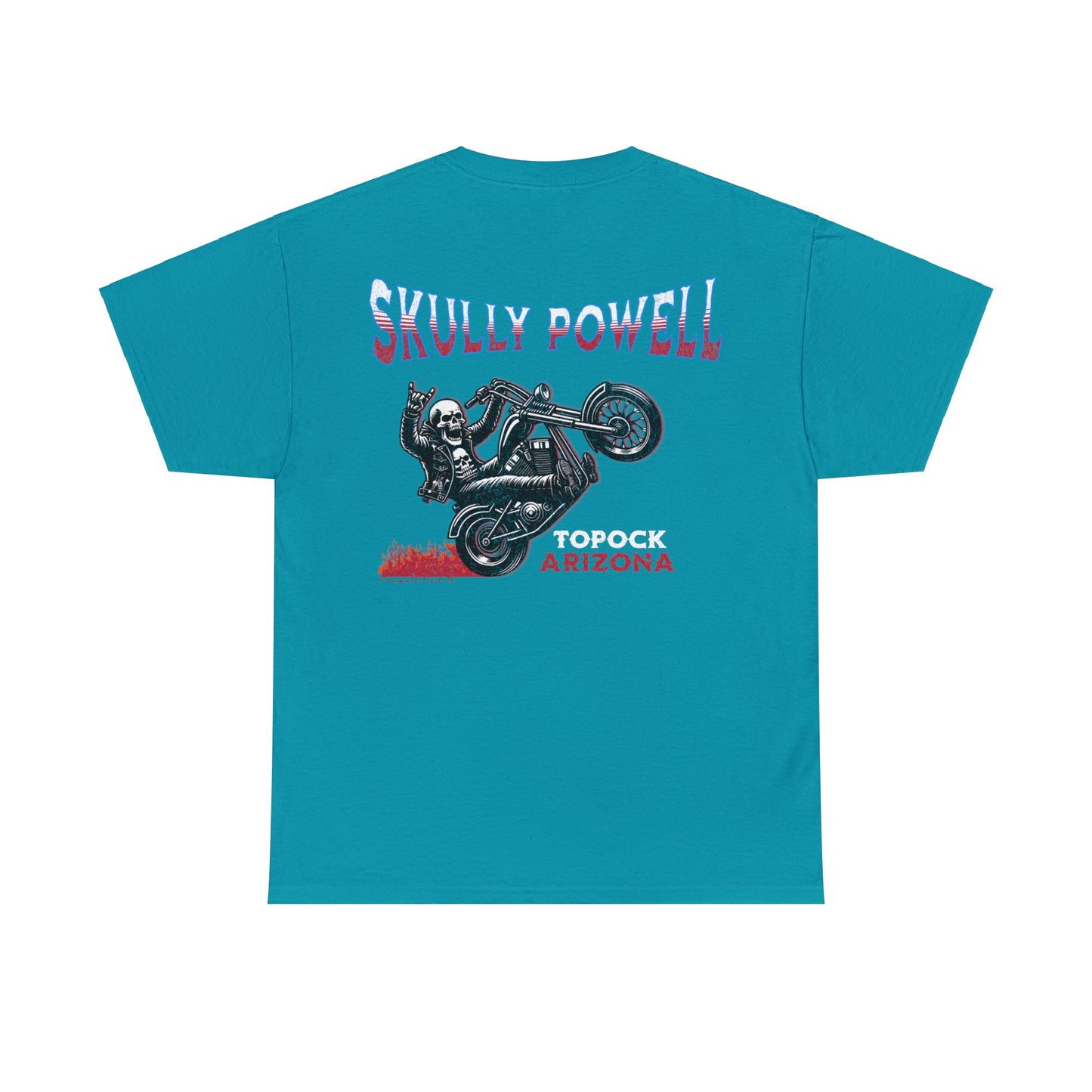 SKULLY ON BACK Unisex Heavy Cotton Tee