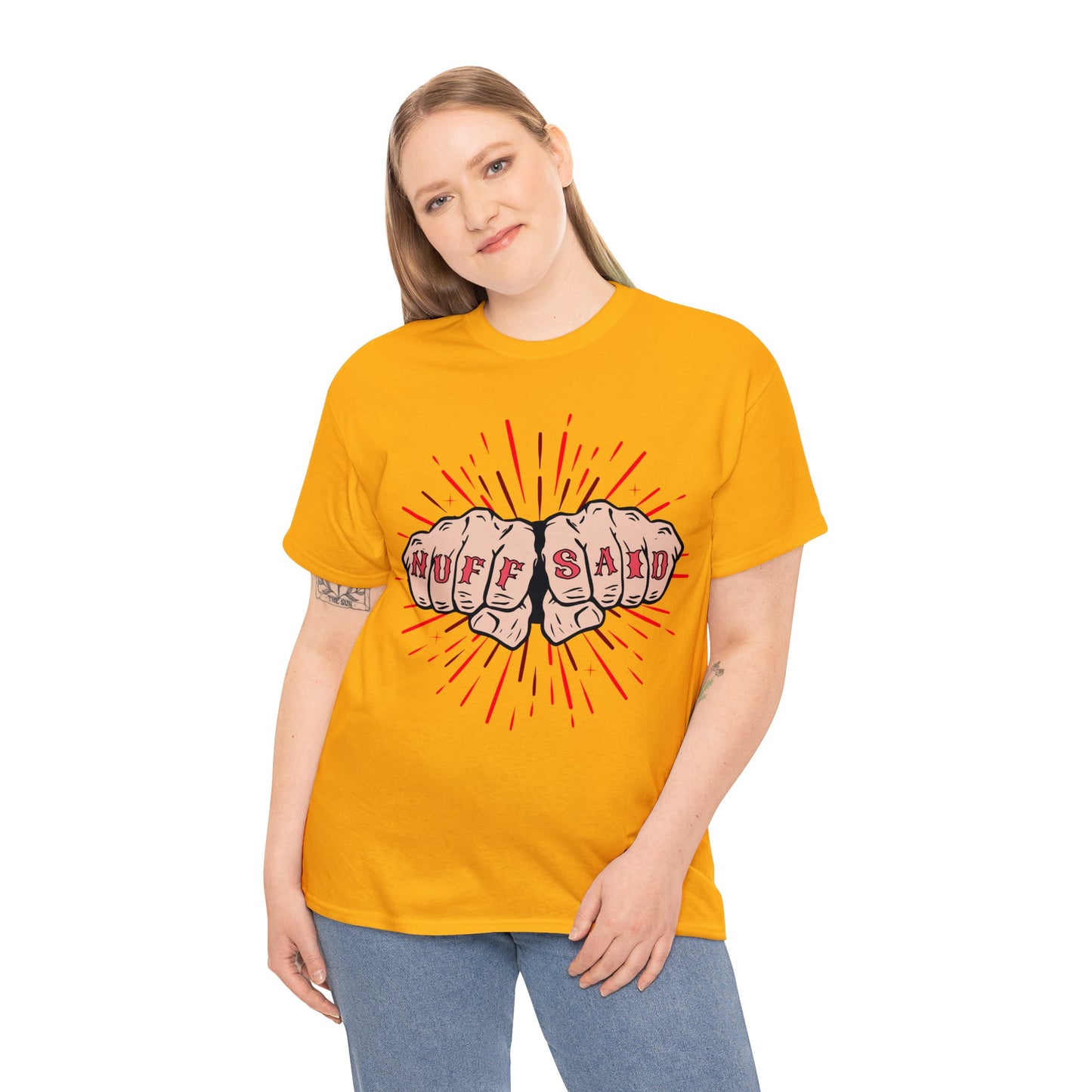 NUFF SAID Unisex Heavy Cotton Tee