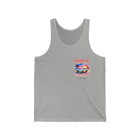 EXOTIC TANK FRONT AND BACK Unisex Jersey Tank