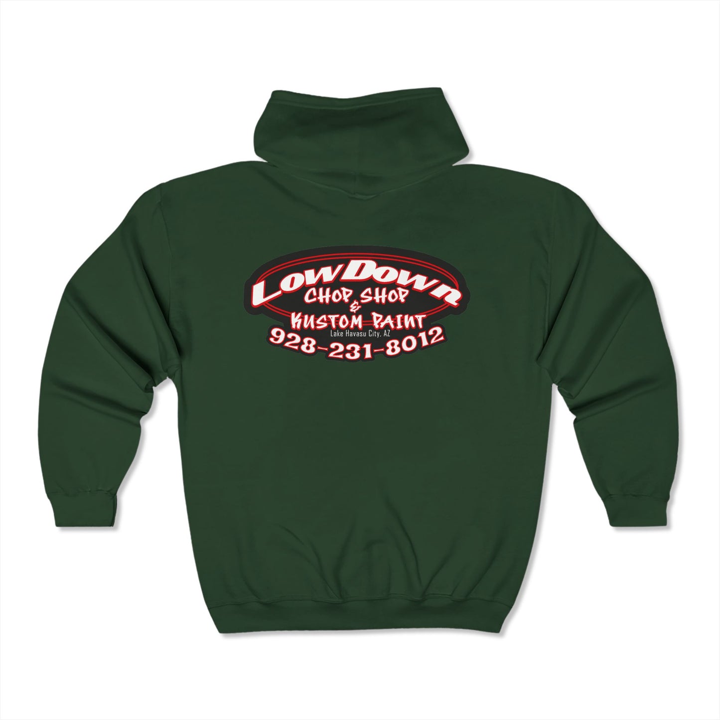 Low Down Full Zip Hoodie for Everyone - Perfect for Work or Casual Wear
