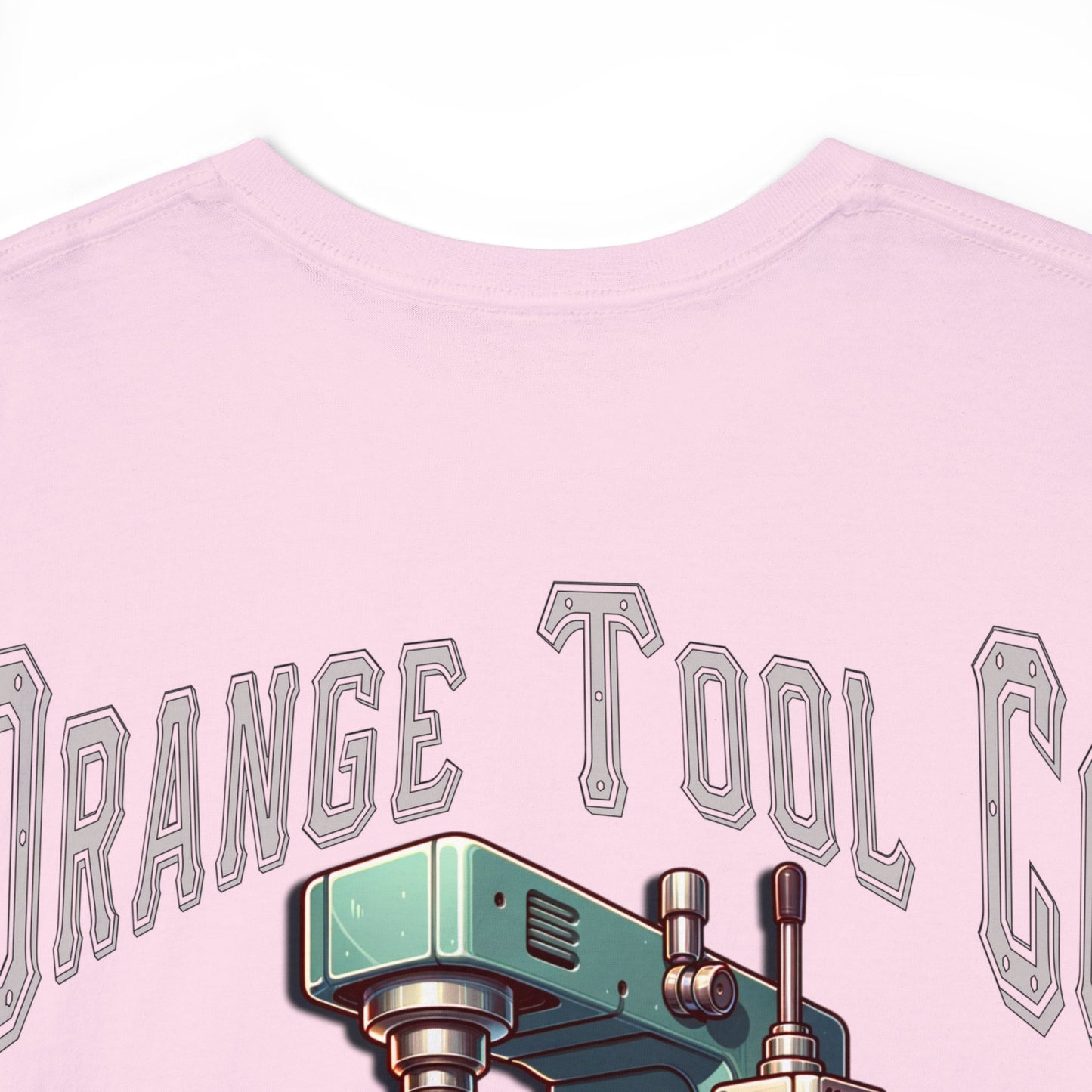 ORANGE TOOL ON BACK Unisex Heavy Cotton Tee