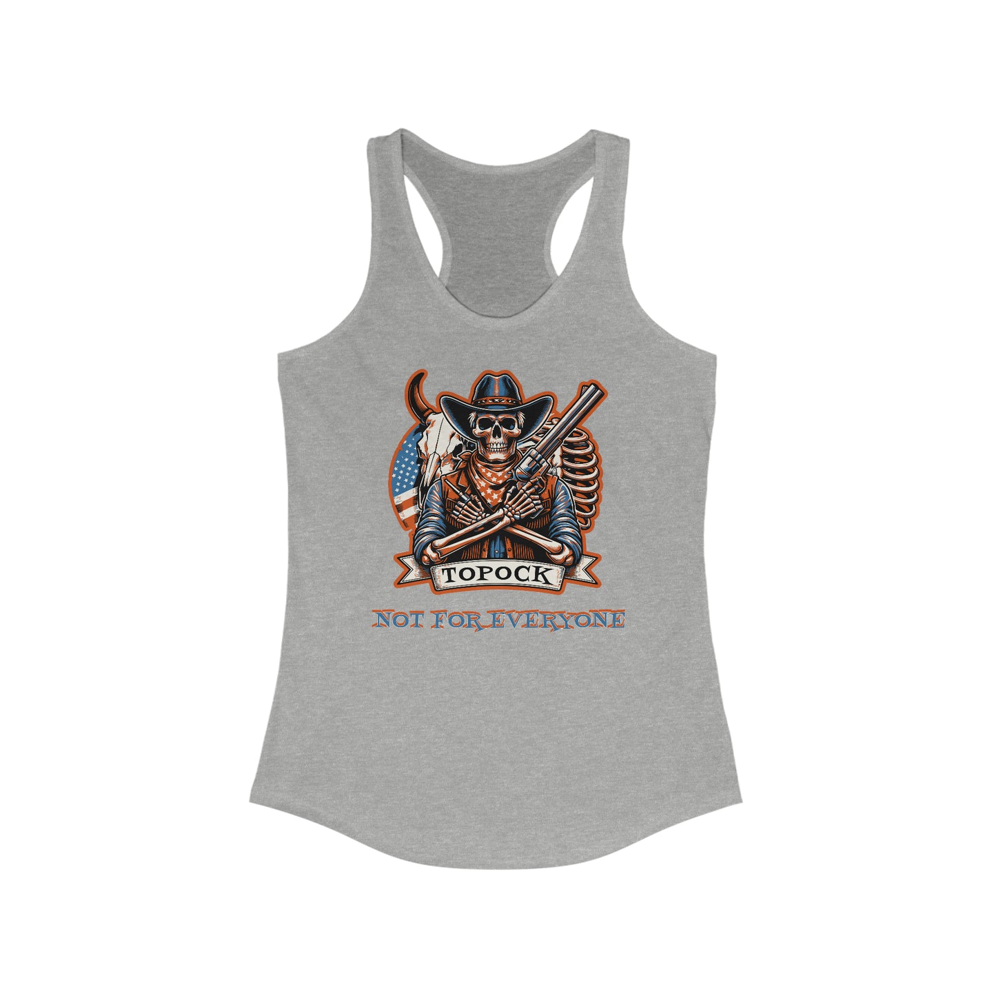 TOPOCK ON FRONT Women's Ideal Racerback Tank