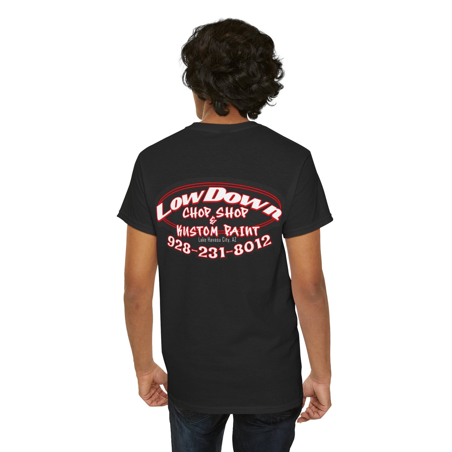 Low Down Chop Shop Heavy Cotton Tee