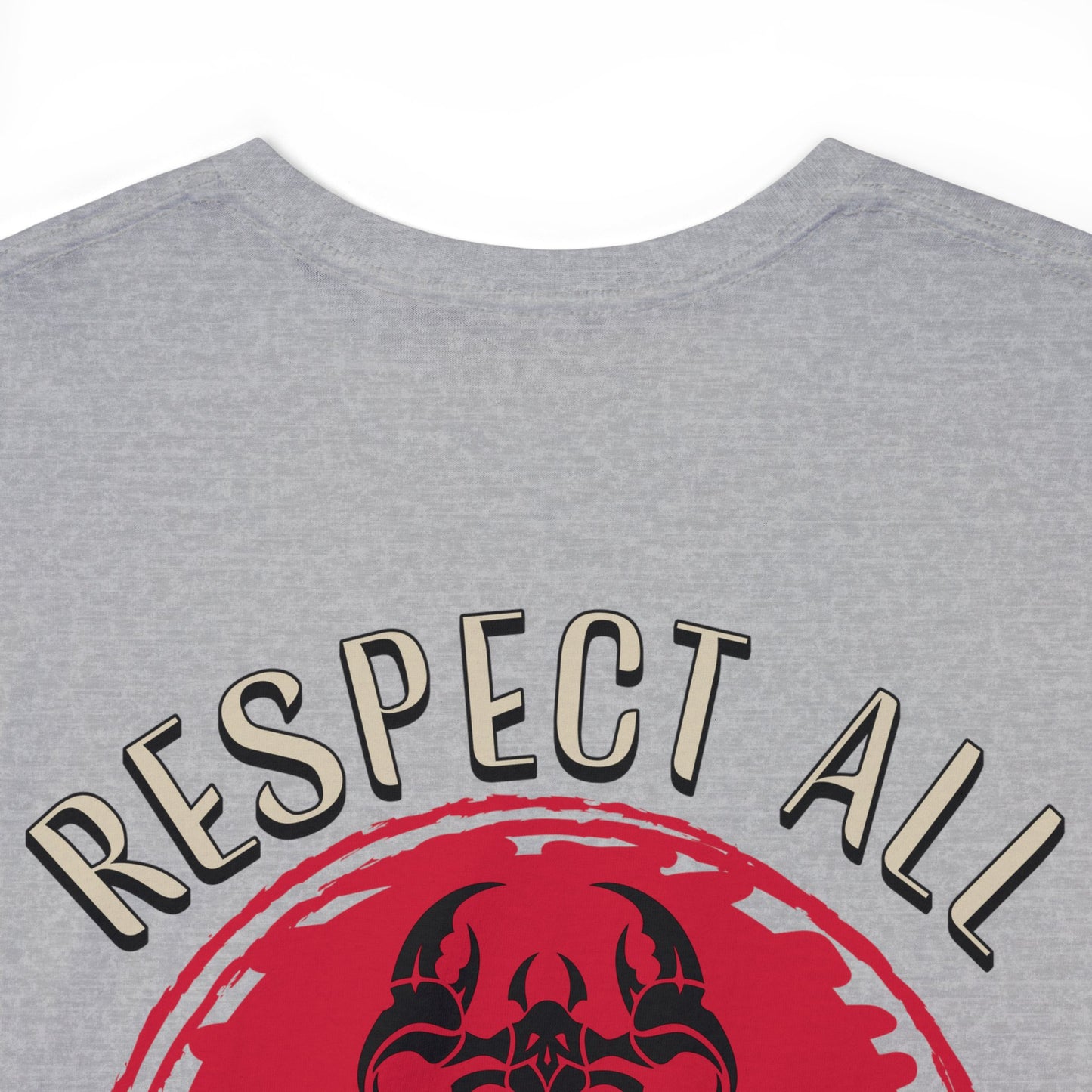 RESPECT ON BACK Unisex Heavy Cotton Tee
