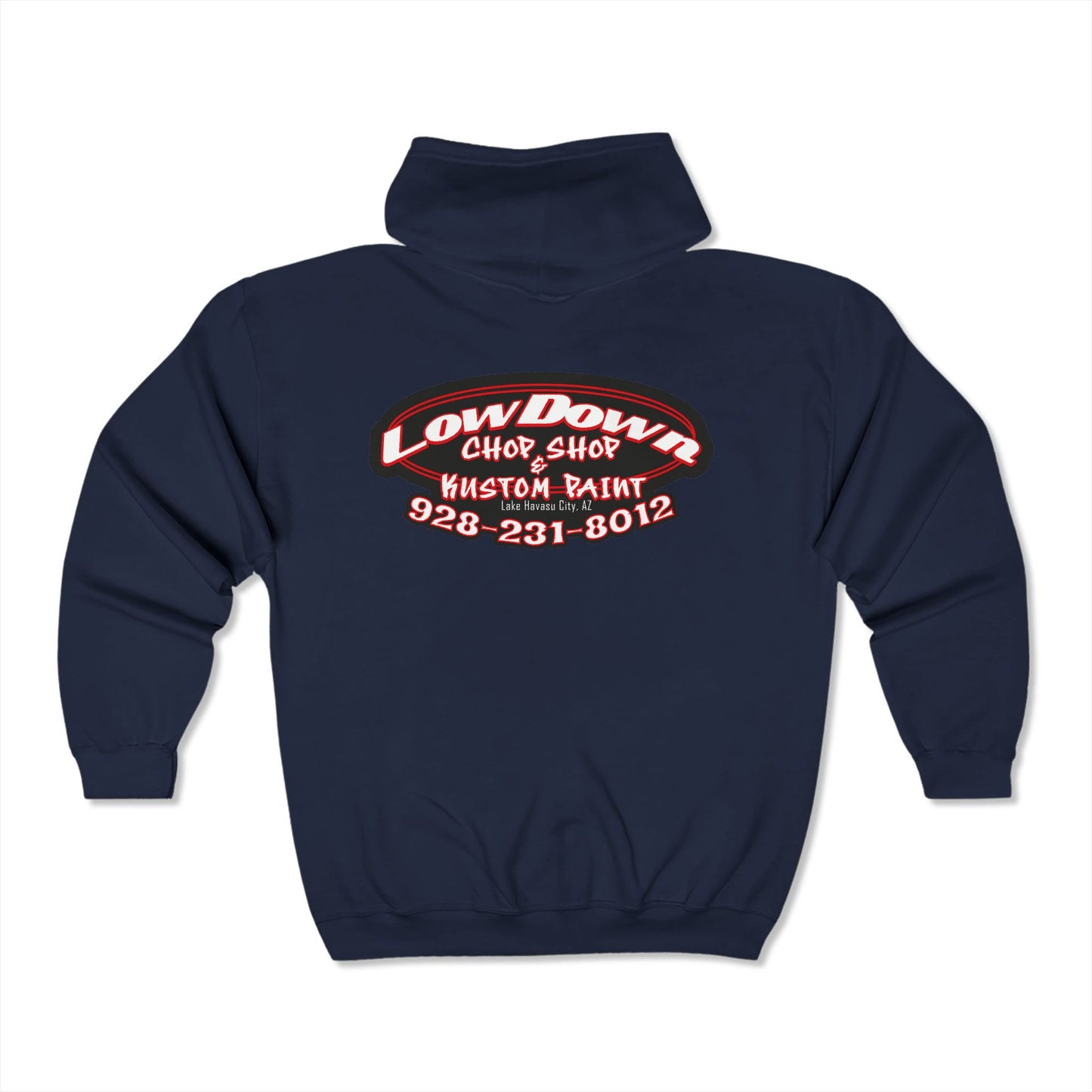 Low Down Full Zip Hoodie for Everyone - Perfect for Work or Casual Wear