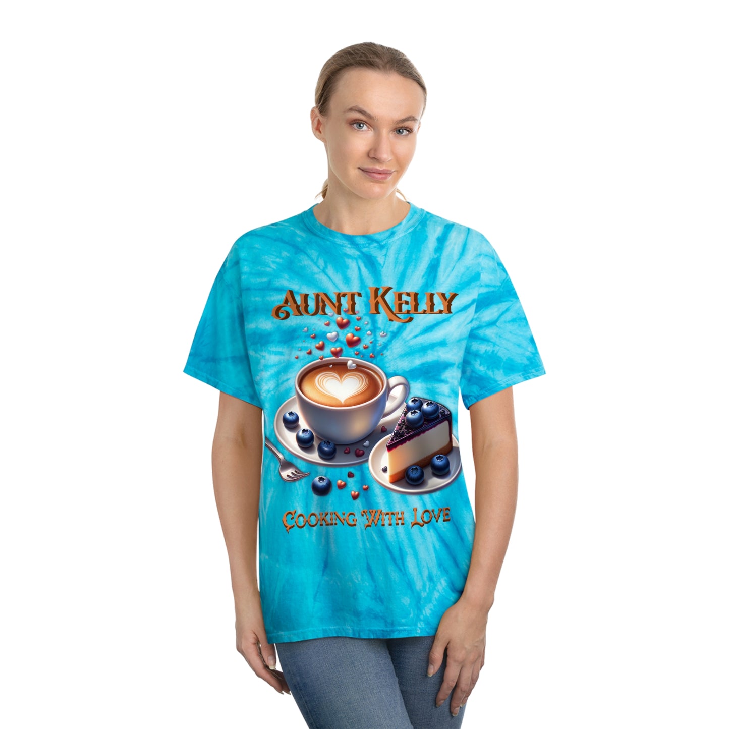 AUNT KELLY Tie-Dye Tee, Cyclone