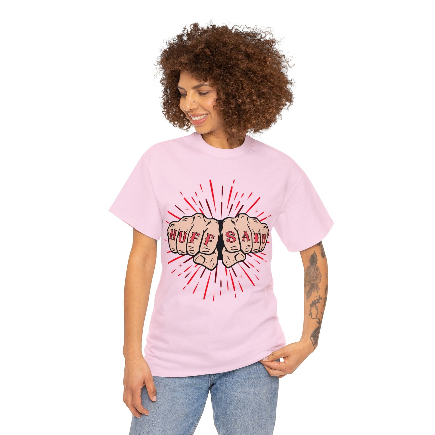 NUFF SAID Unisex Heavy Cotton Tee