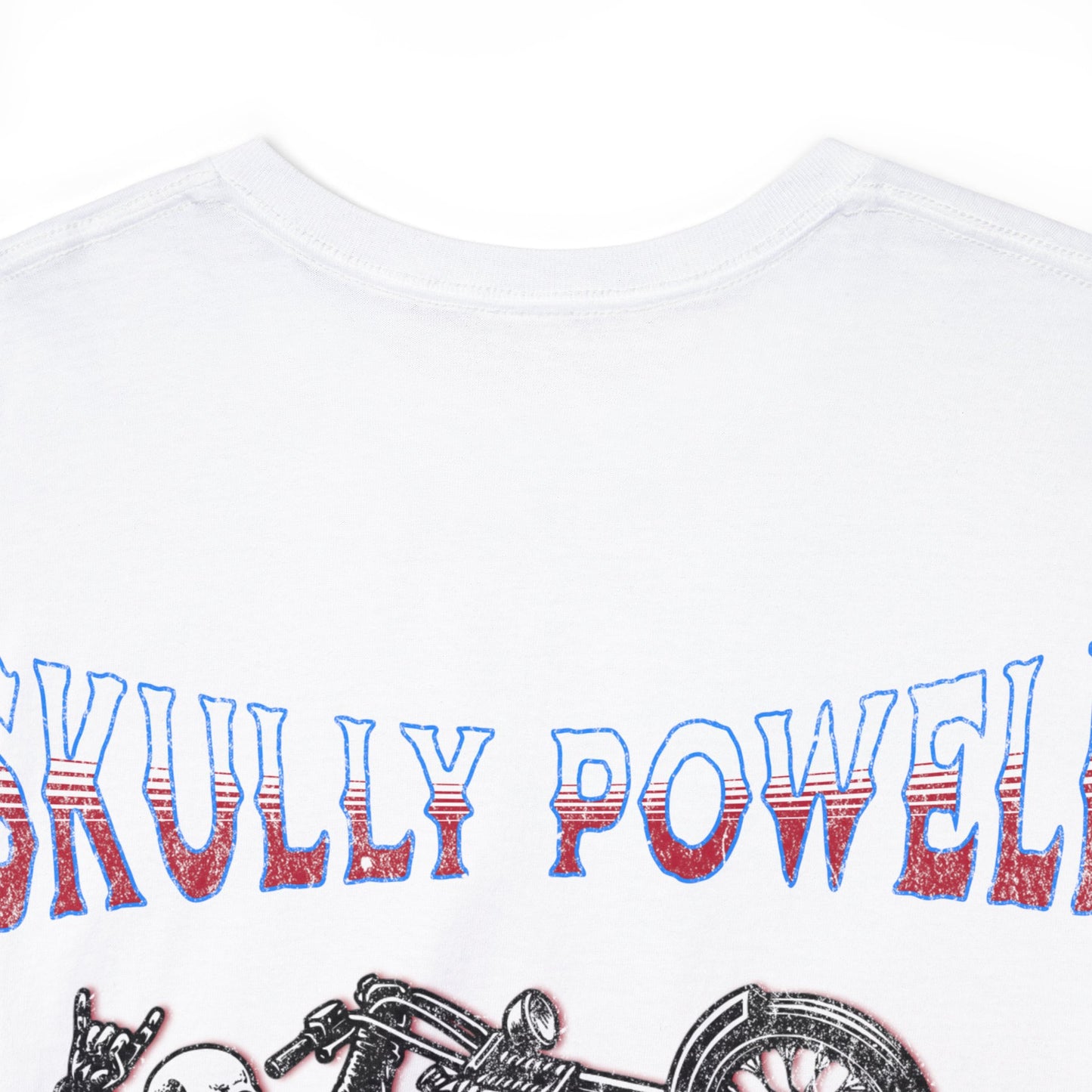SKULLY ON BACK Unisex Heavy Cotton Tee