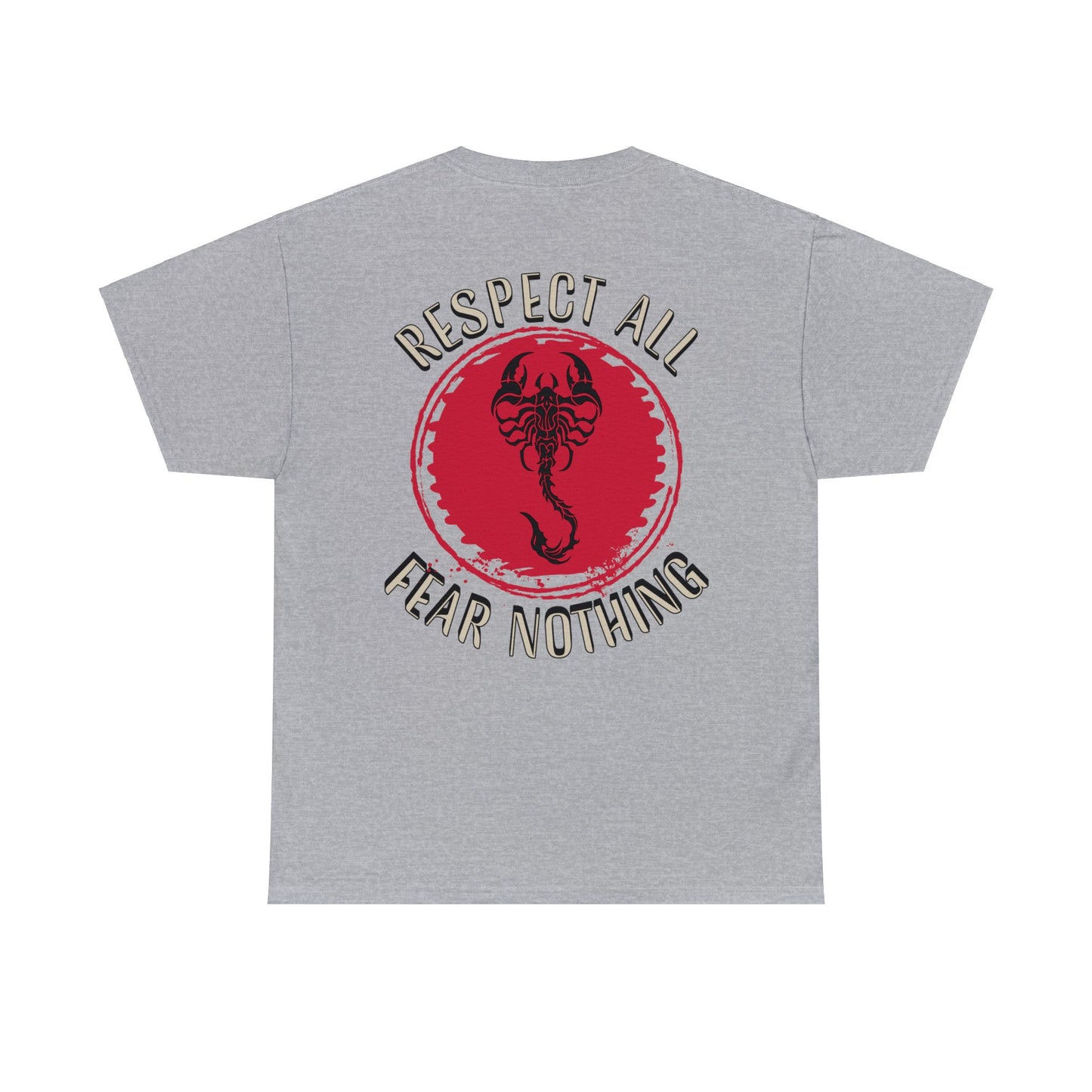 RESPECT ON BACK Unisex Heavy Cotton Tee