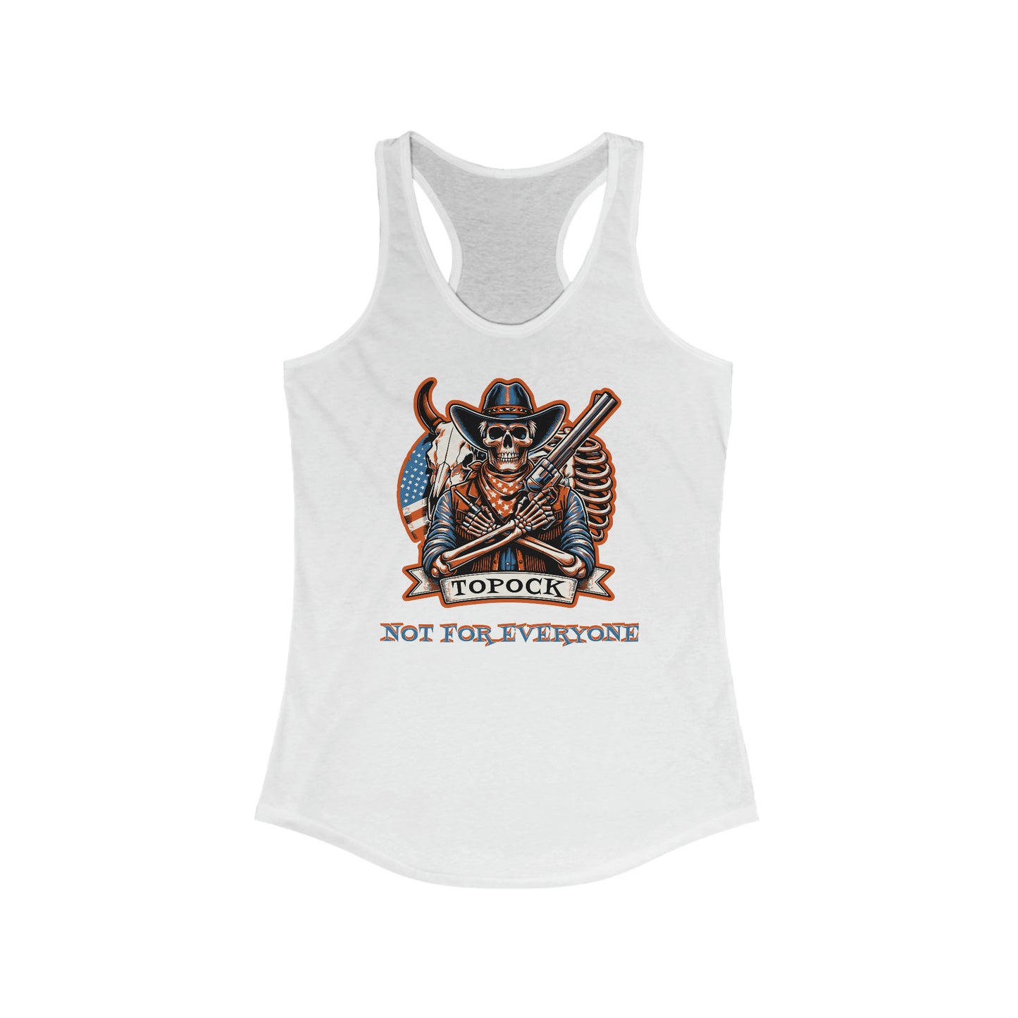 TOPOCK ON FRONT Women's Ideal Racerback Tank