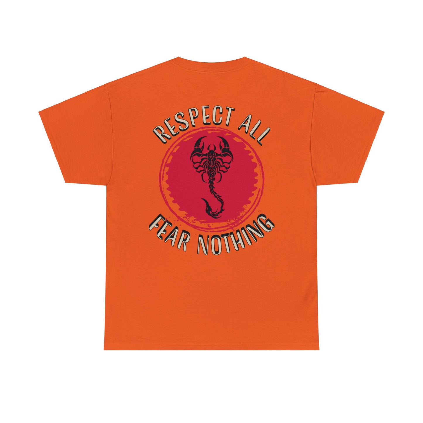 RESPECT ON BACK Unisex Heavy Cotton Tee