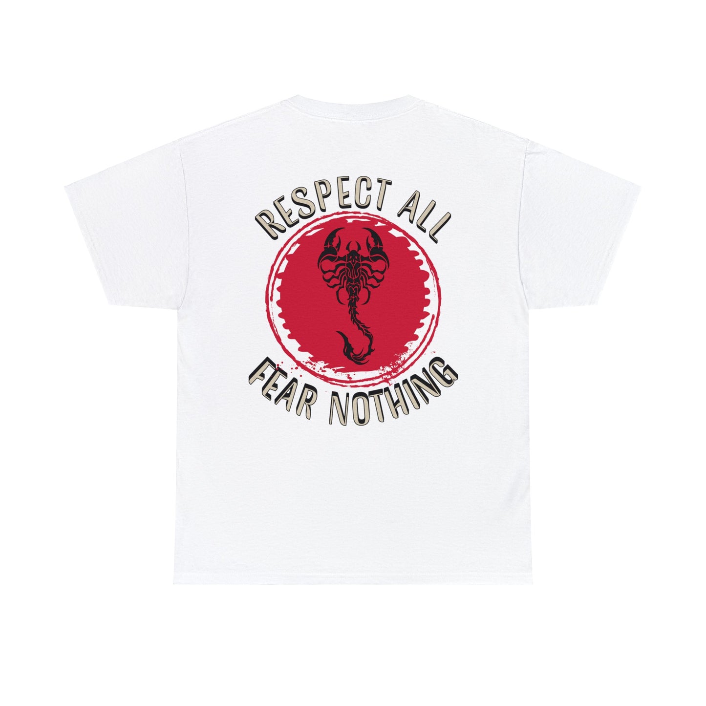 RESPECT ON BACK Unisex Heavy Cotton Tee