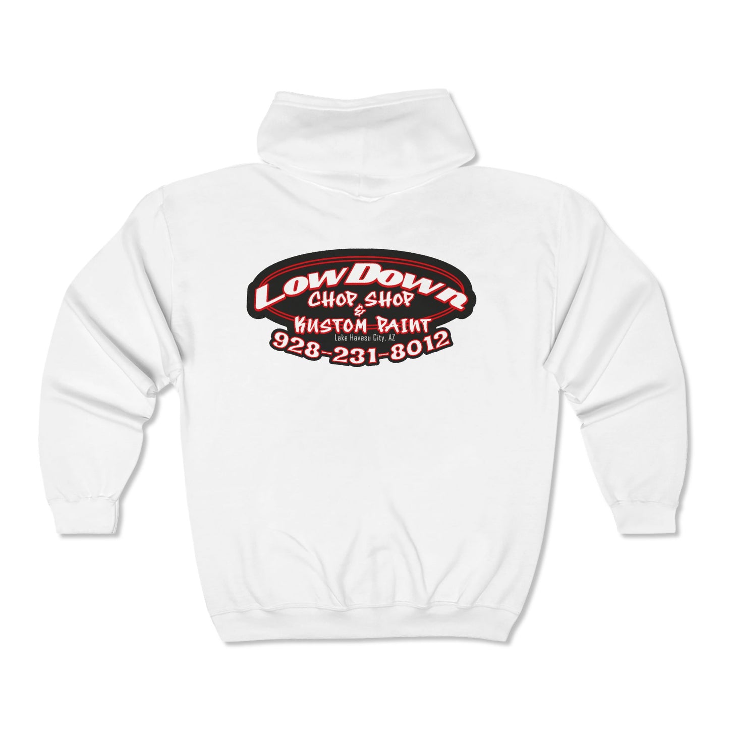 Low Down Full Zip Hoodie for Everyone - Perfect for Work or Casual Wear