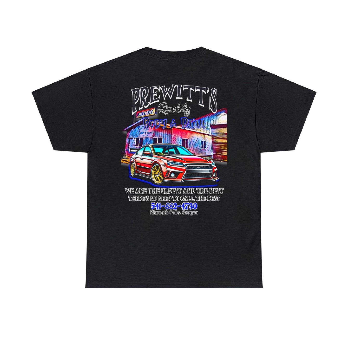 PREWITTS ON BACK Unisex Heavy Cotton Tee