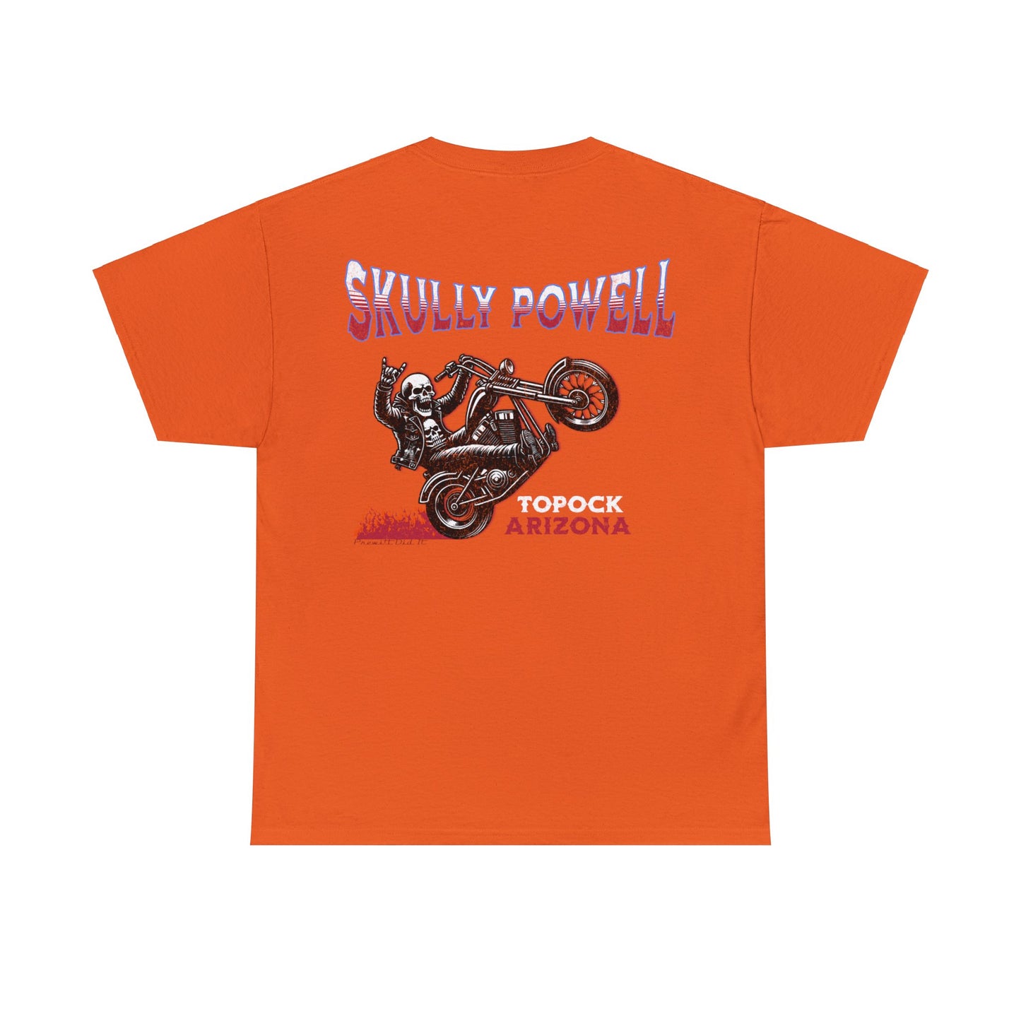 SKULLY ON BACK Unisex Heavy Cotton Tee