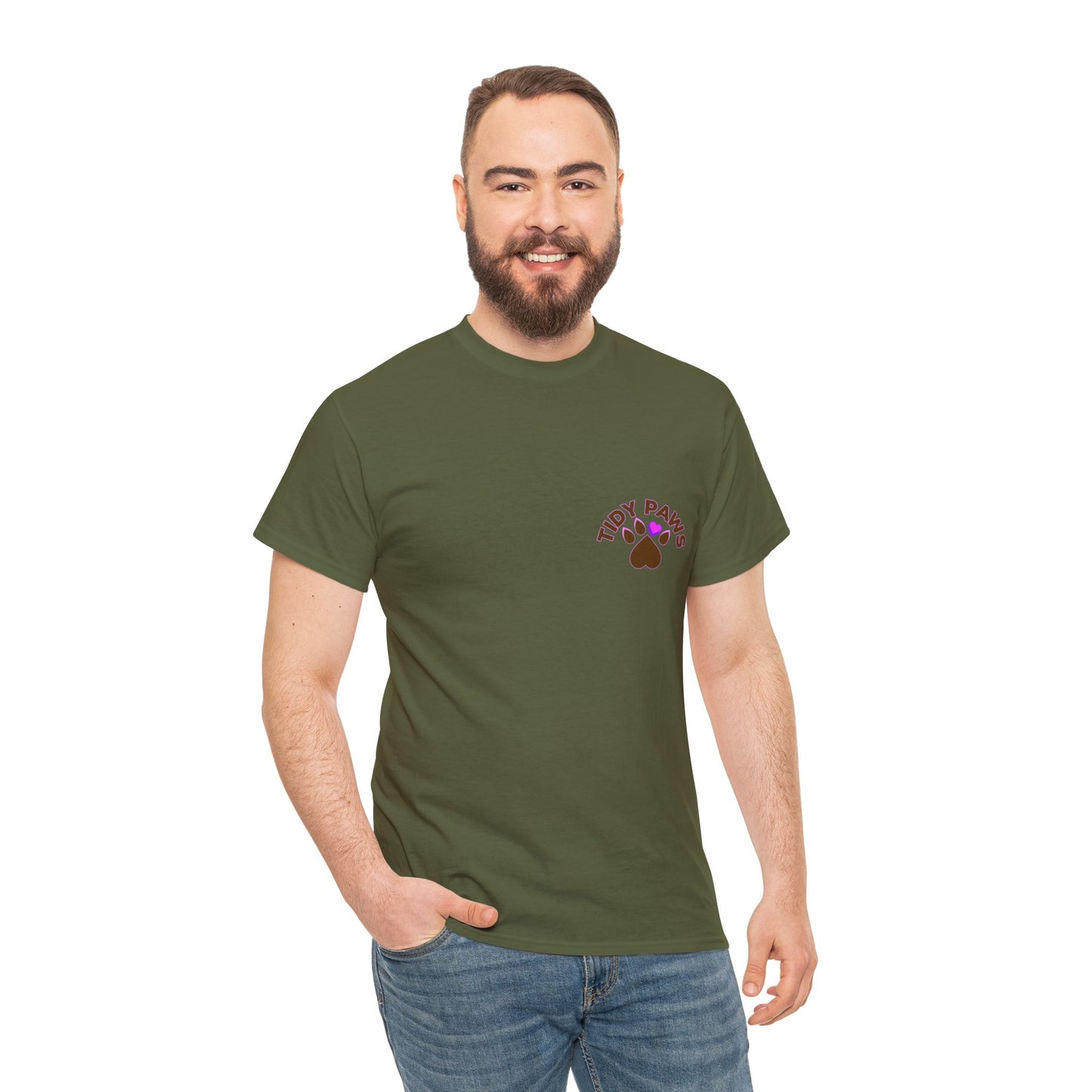 TIDY PAWS Unisex Heavy Cotton Tee