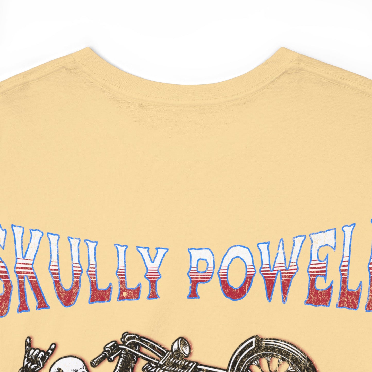 SKULLY ON BACK Unisex Heavy Cotton Tee