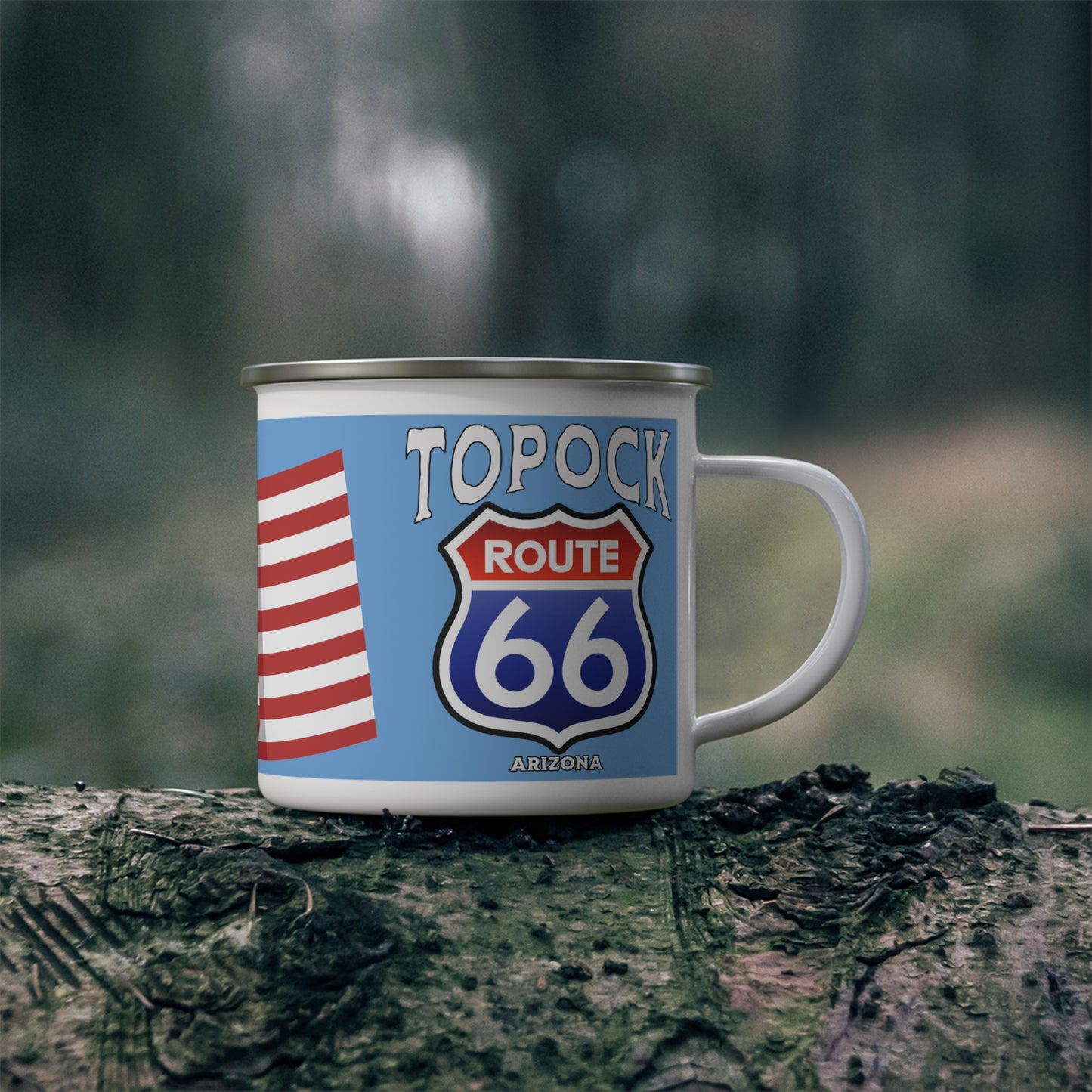 TOPOCK RT66 Enamel Mug