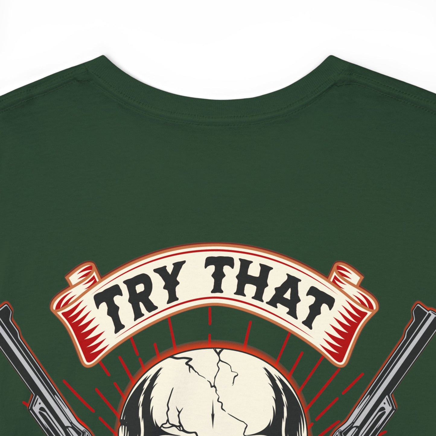 SMALL TOWN AN BACK Unisex Heavy Cotton Tee